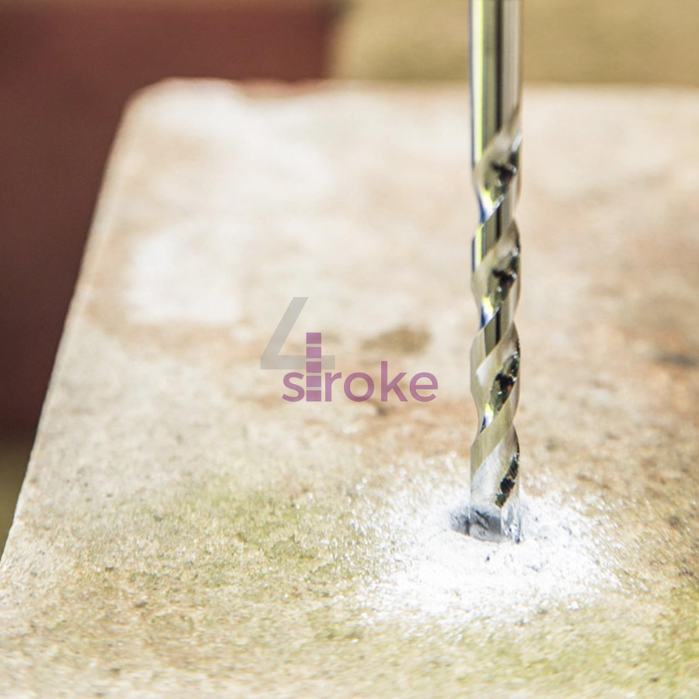 BlueSpot 5 Piece Masonry Drill Bit Set 4-10mm Brick Block Stone Tile Cracked Case