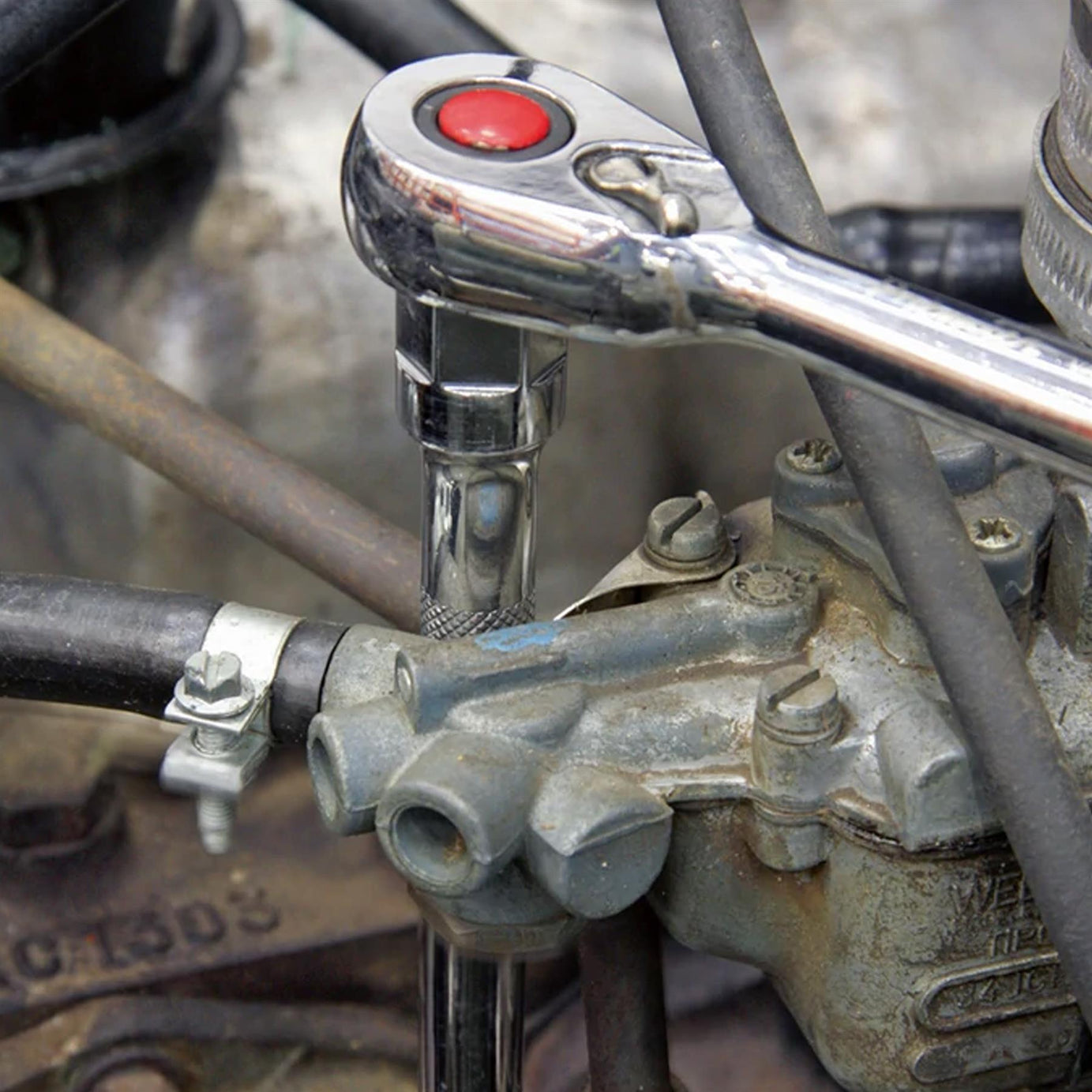 Sealey Crow's Foot Spanner Set 10pc 3/8"Sq Drive - Metric