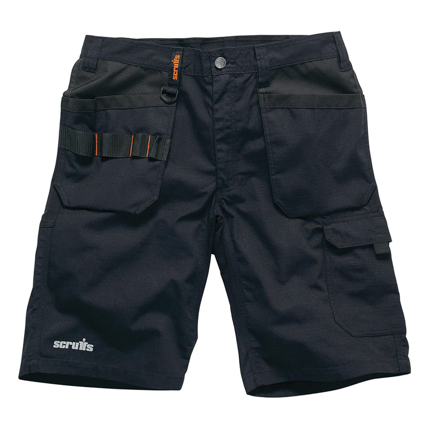 Scruffs Flex Holster Shorts Cargo Combat Pockets Hard Wearing Black 40 Waist