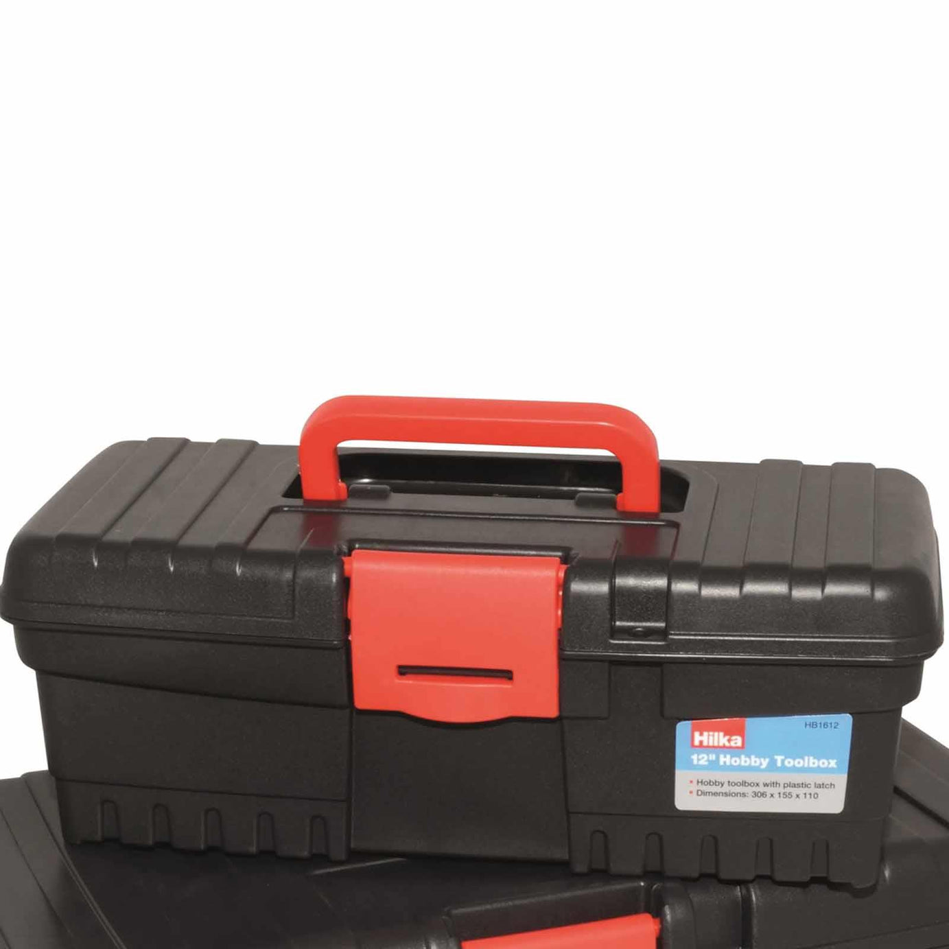 2pc Hobby Tool Box 16" + 12" Storage Carry Case Handle Latch Art Craft