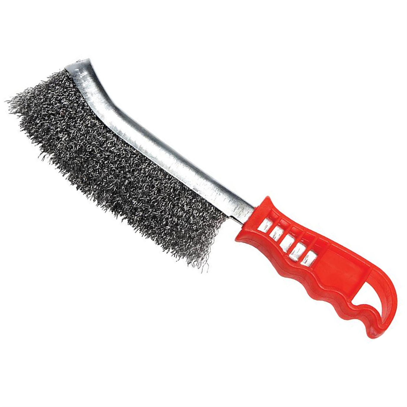 Wire Brush Steel Polyurethane Handle Heavy Cleaning Brush Hand Tools New