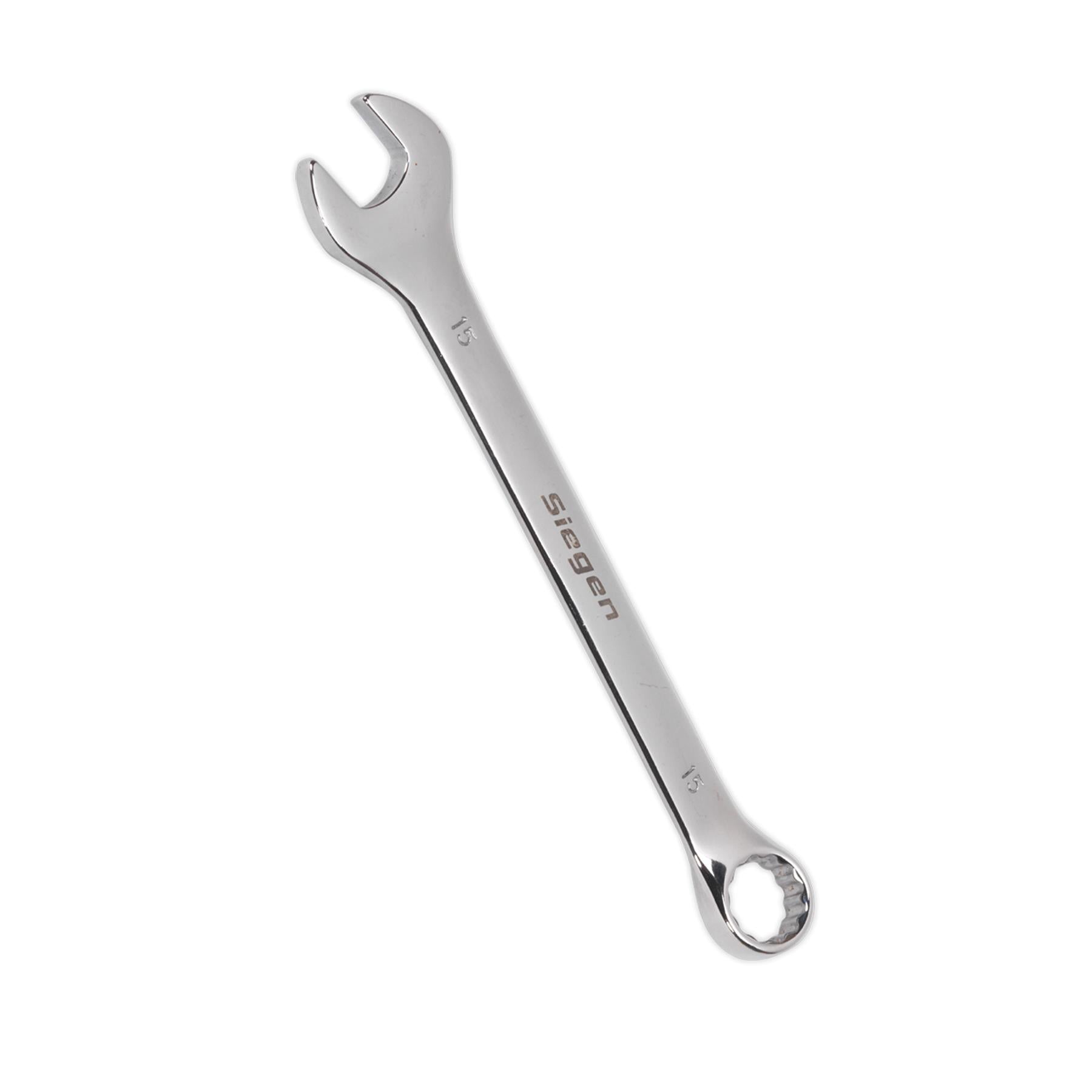 Sealey Combination Spanner 15mm Chrome Vanadium Steel