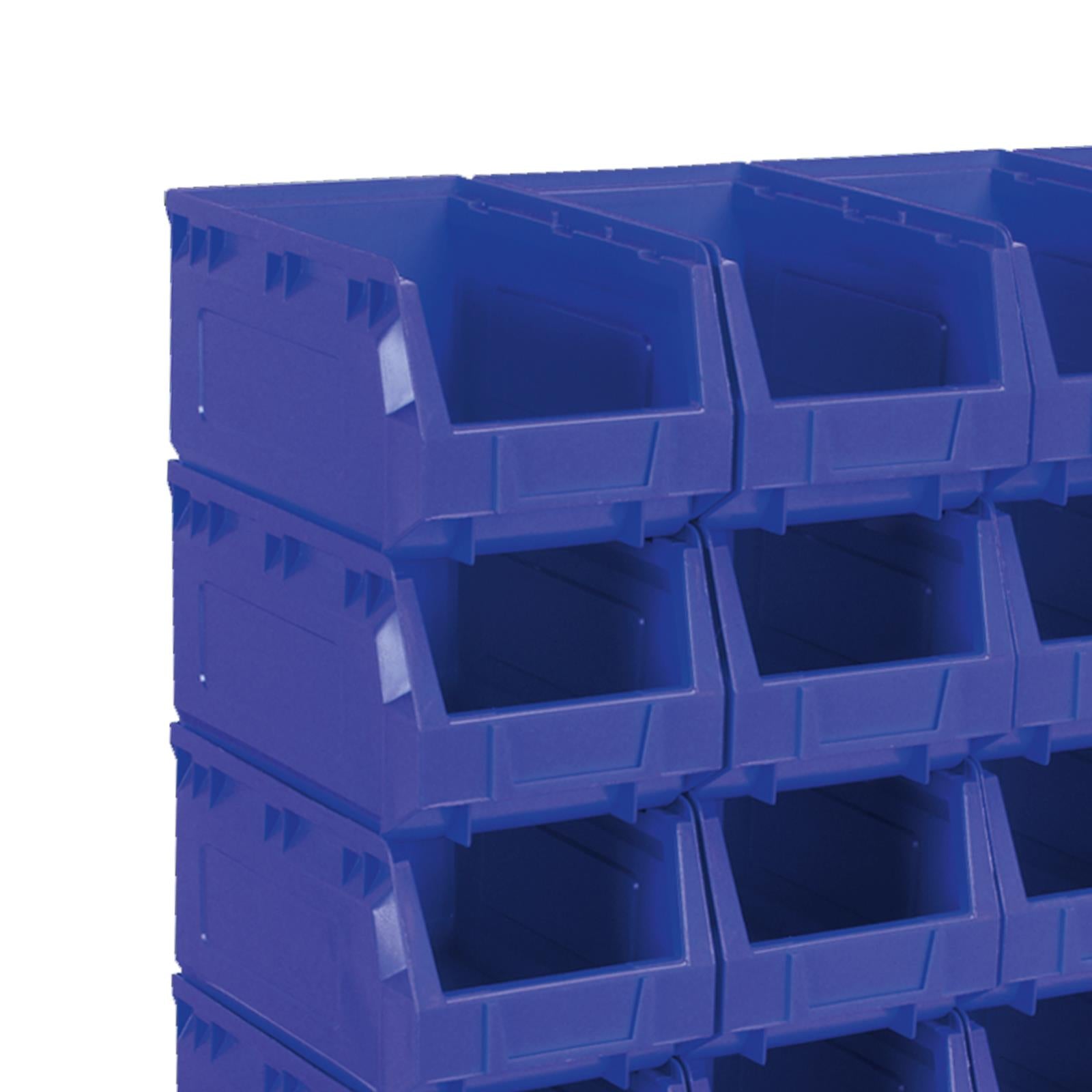 Sealey Plastic Storage Bin 150 x 240 x 130mm - Blue Pack of 24