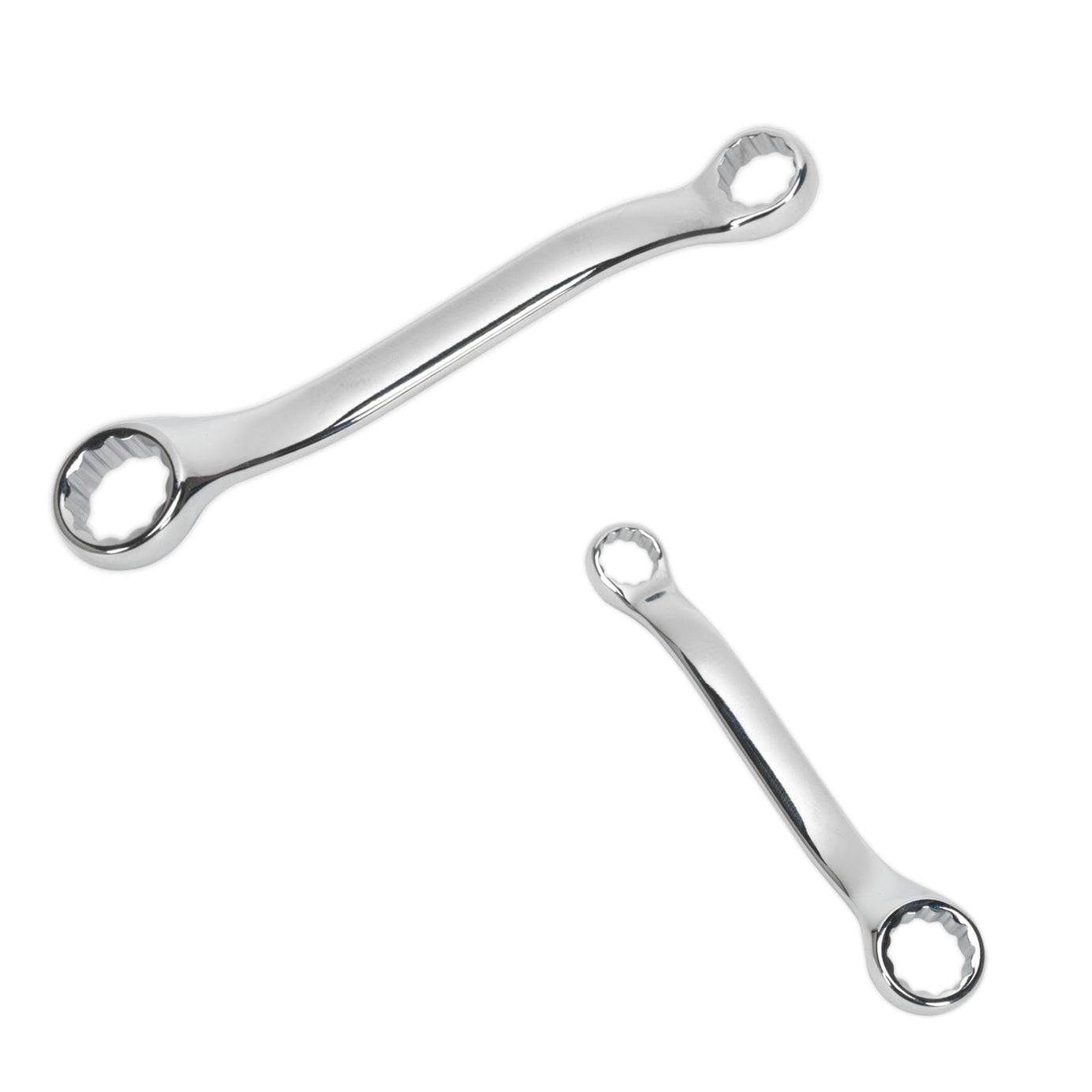 Sealey Double End Ring Spanner Offset Stubby 10 x 13mm