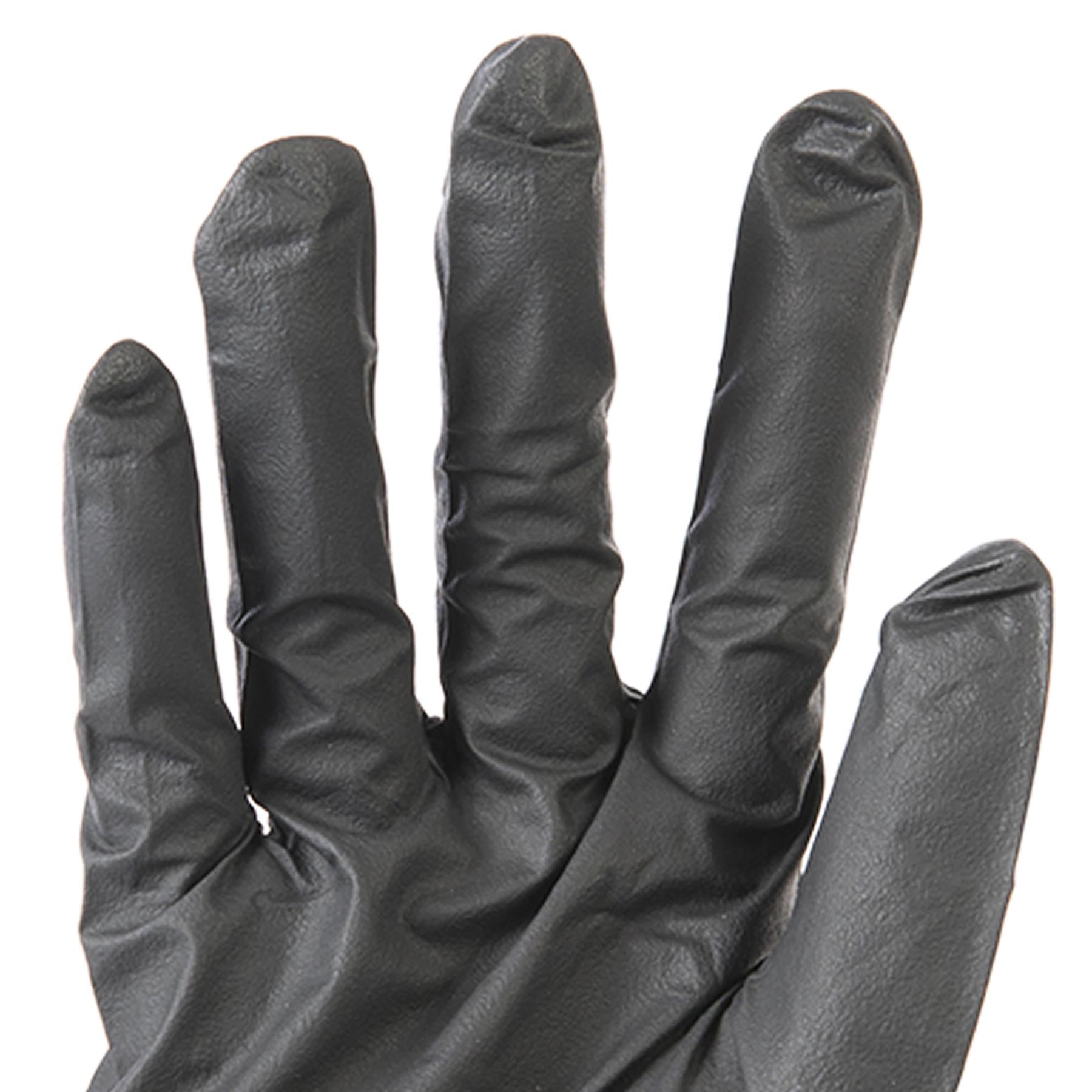 Disposable Nitrile Gloves Powder-Free 100Pk Non Sterile Latex Free Black L 10
