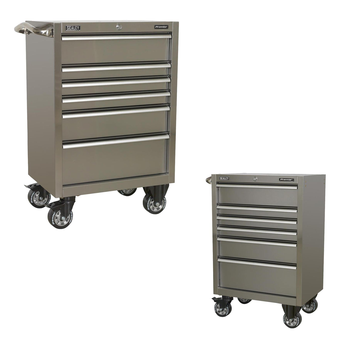 Sealey Rollcab 6 Drawer 675mm Stainless Steel Heavy-Duty