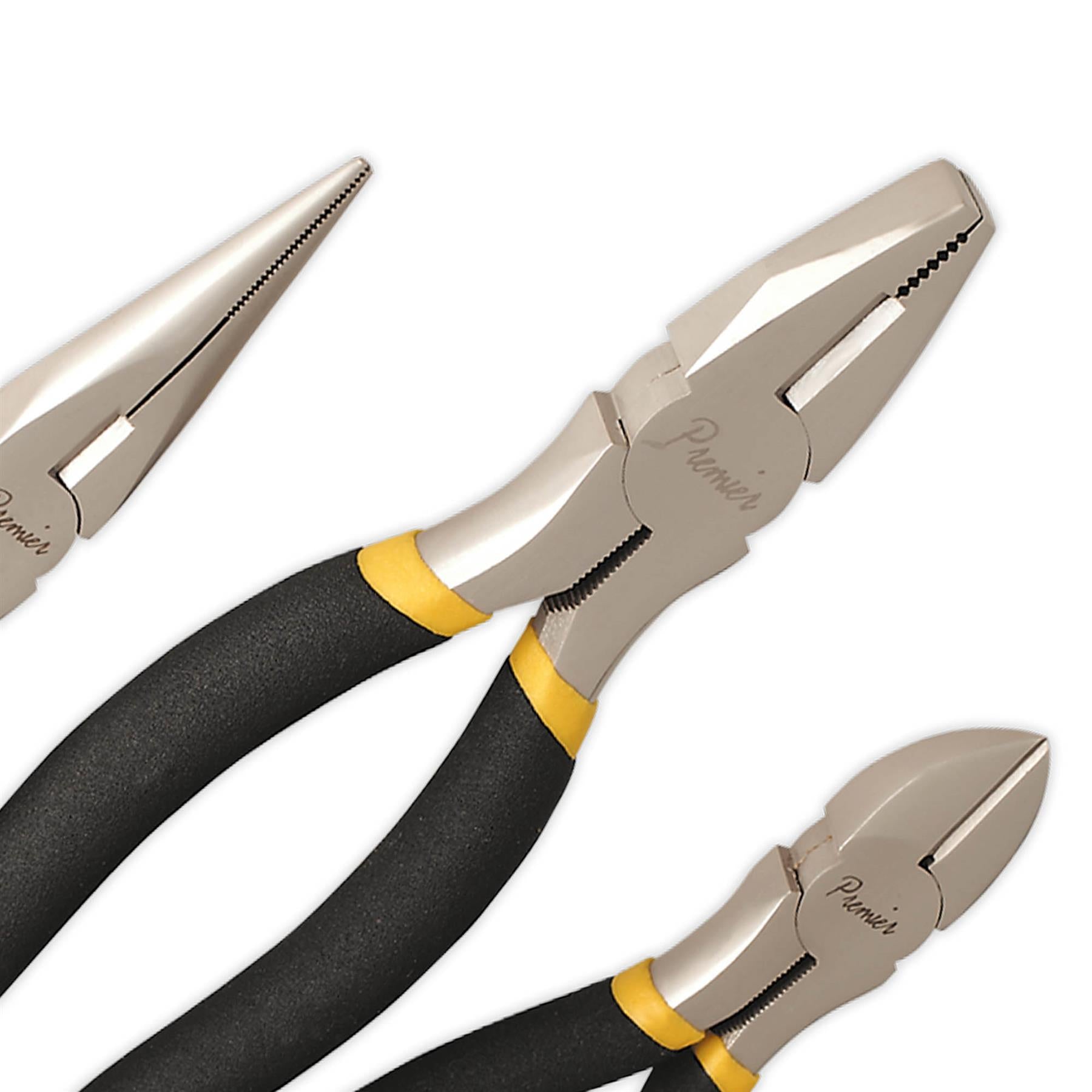 Sealey Pliers Set 3pc Ni-Fe Finish