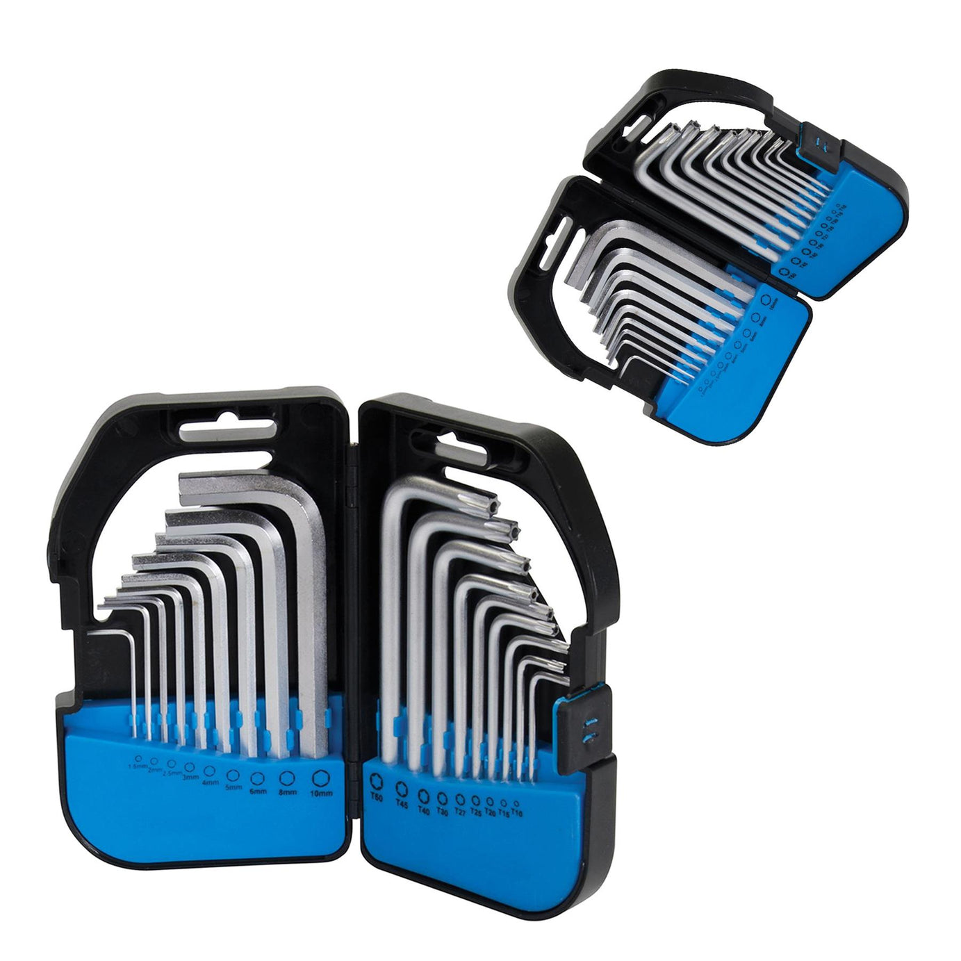 18Pce Hex/Torx Key Set Mechanical Engineering Garage Mechanic Automotive