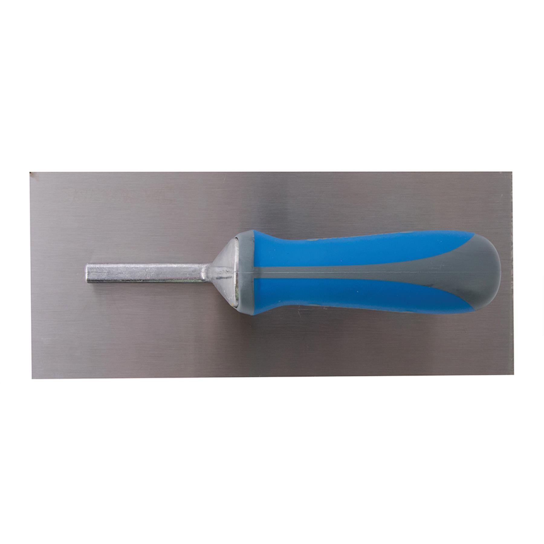 Plastering Trowel Soft Grip 280mm for grabbing and flipping plaster onto walls