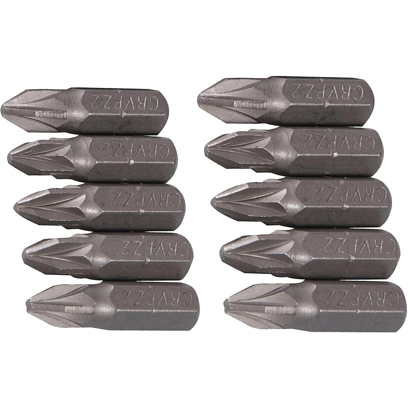 CR-V STEEL POZIDRIV SCREWDRIVER INSERT BITS Extra Tough Driver Screw PZ2