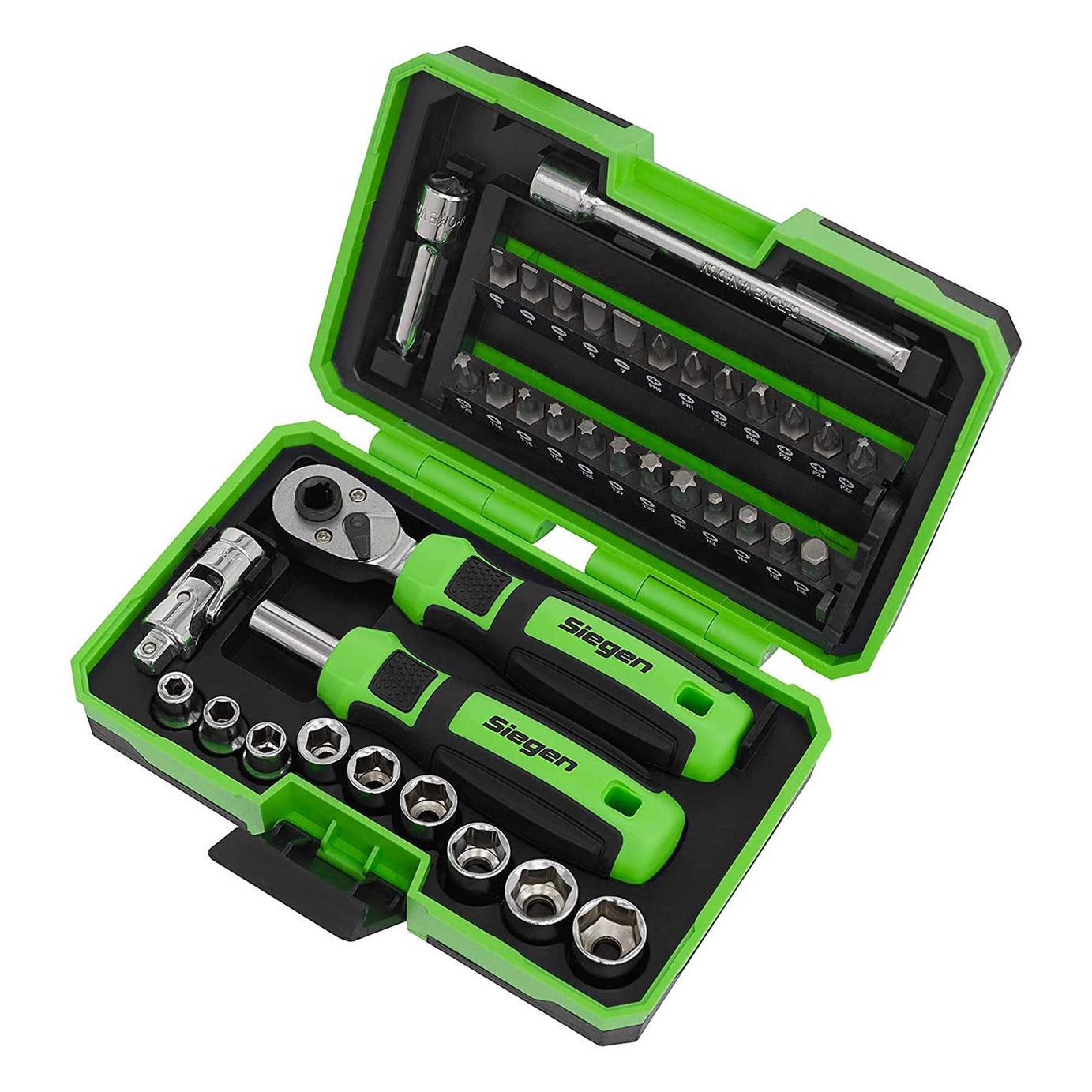 Sealey Socket & Bit Set 38pc 1/4"Sq Drive