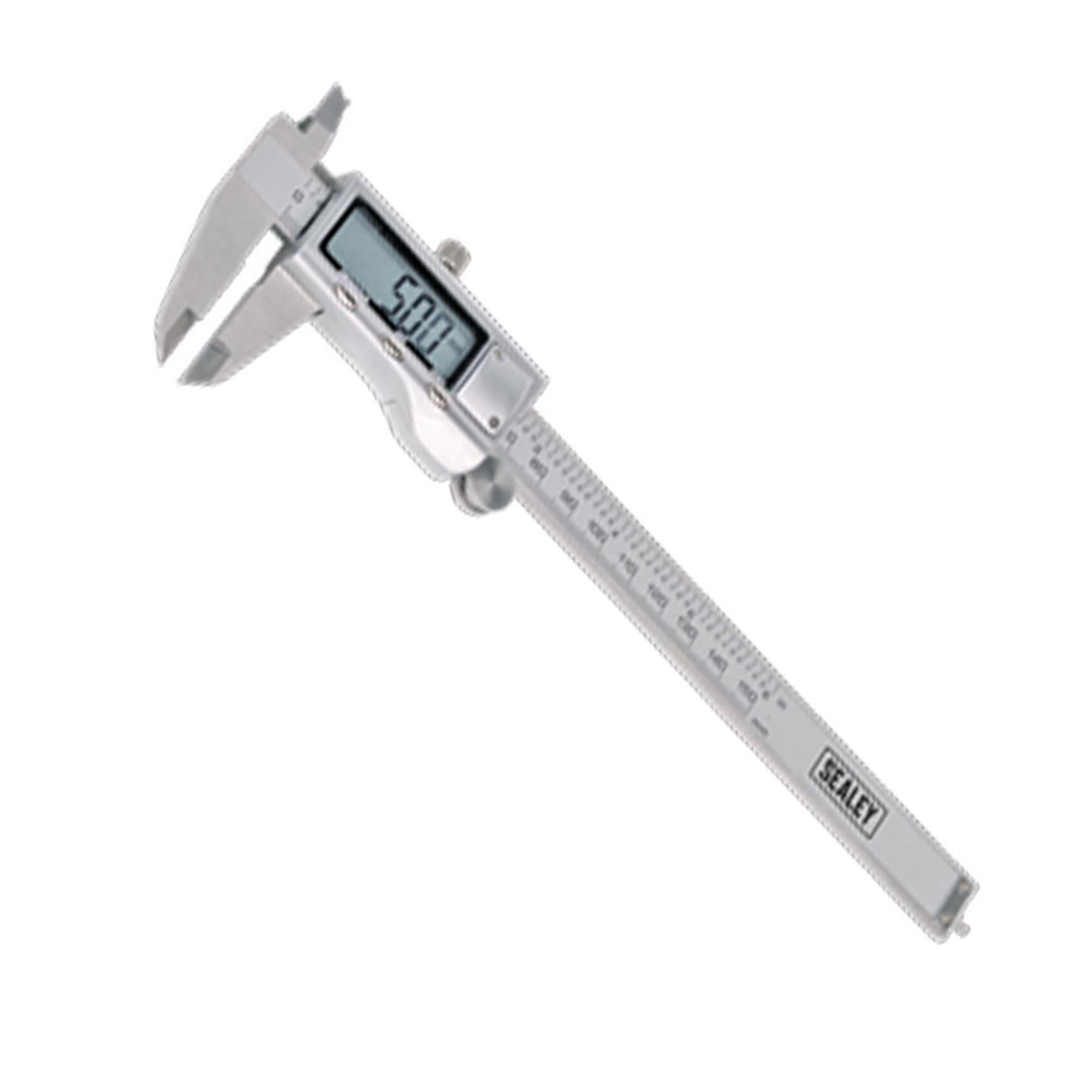 Sealey Digital Vernier Caliper 0-150mm(0-6") Stainless Steel