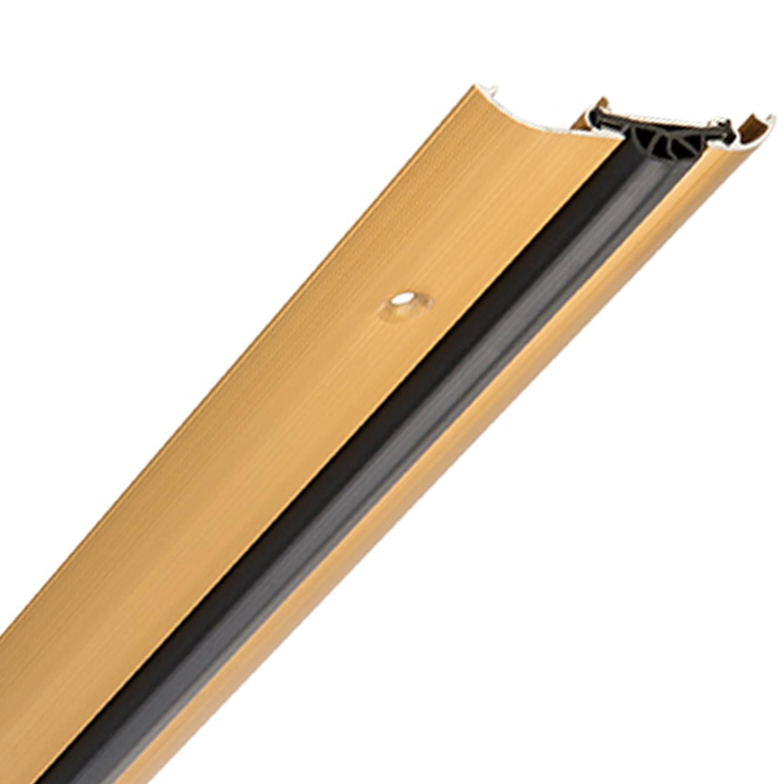 Compression Threshold Weather Door Sill Rubber Draught Excluder Seal- Gold