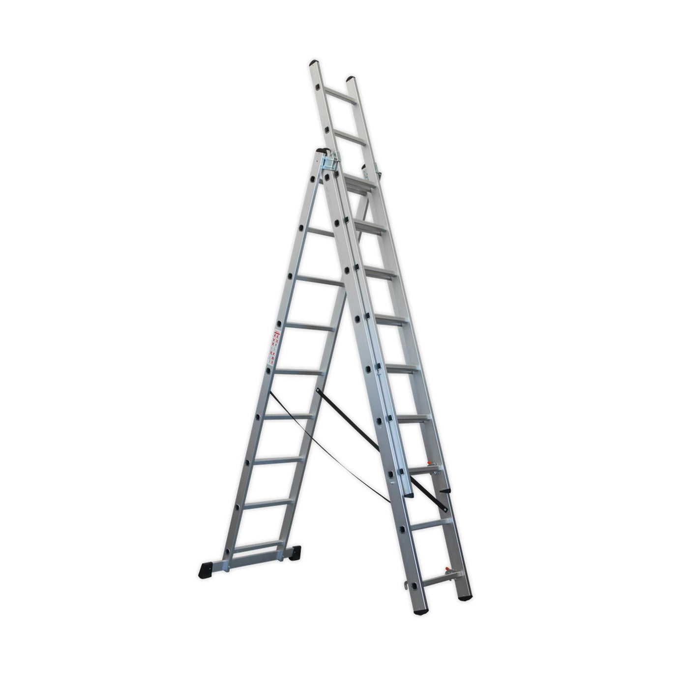 Sealey Aluminium Extension Combination Ladder 3x9 EN 131