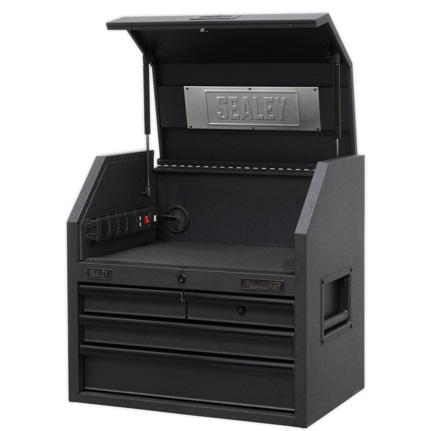 Sealey Topchest 4 Drawer 660mm Soft Close Drawers & Power Strip