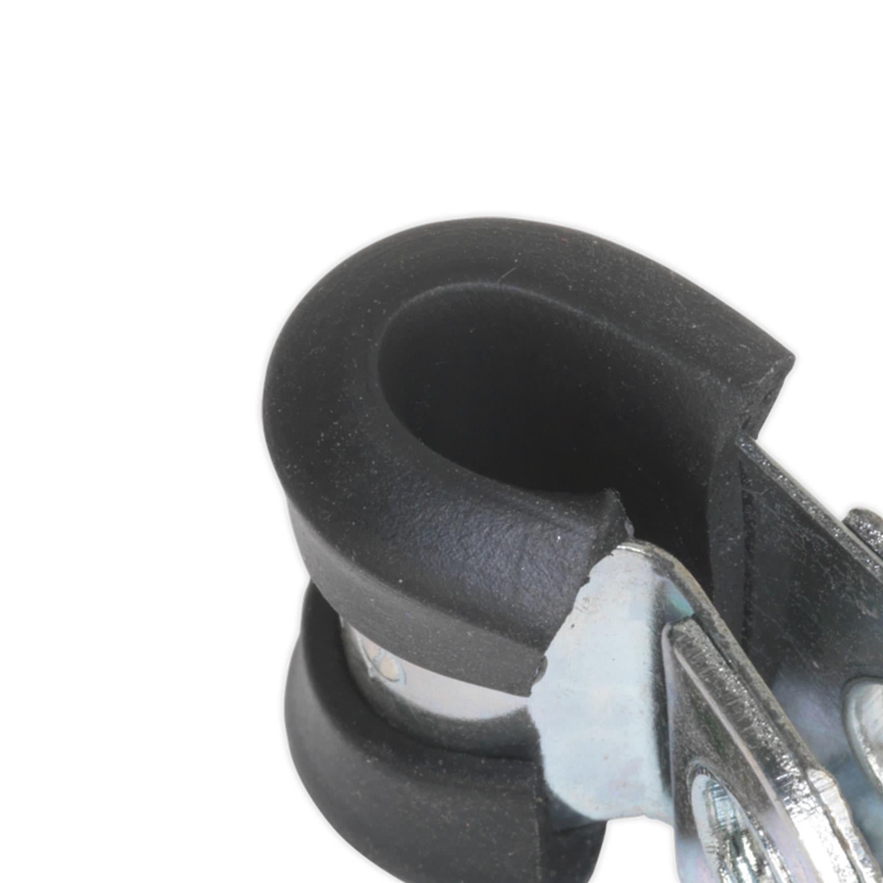 Sealey P-Clip Rubber Lined 35mm Pack of 25