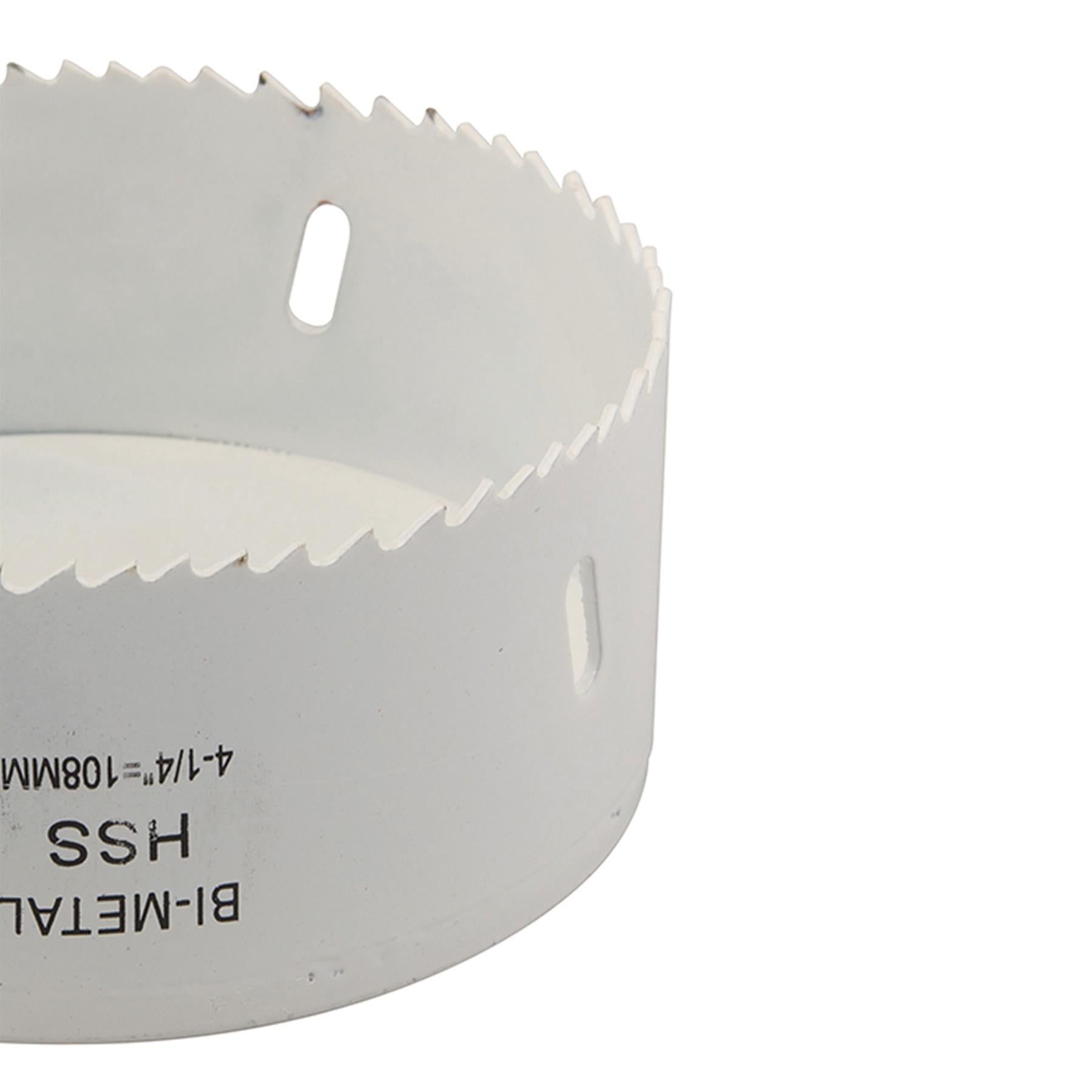 Heavy Duty Variable Pitch Bi-Metal 108mm Holesaw Steel Wood Metal Pvc Fast Clean