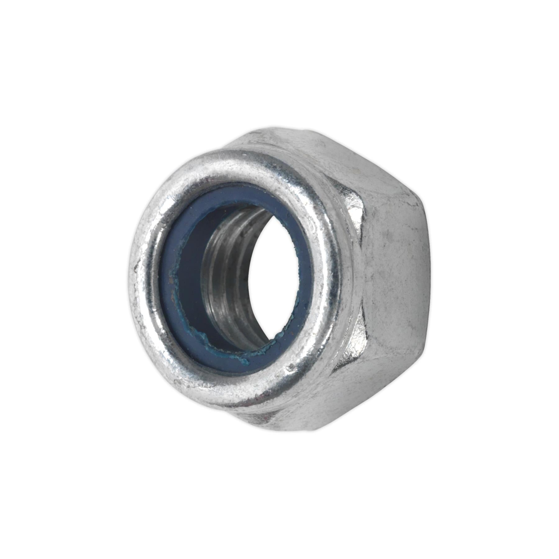 Sealey Nylon Locknut M14 Zinc Pack of 25