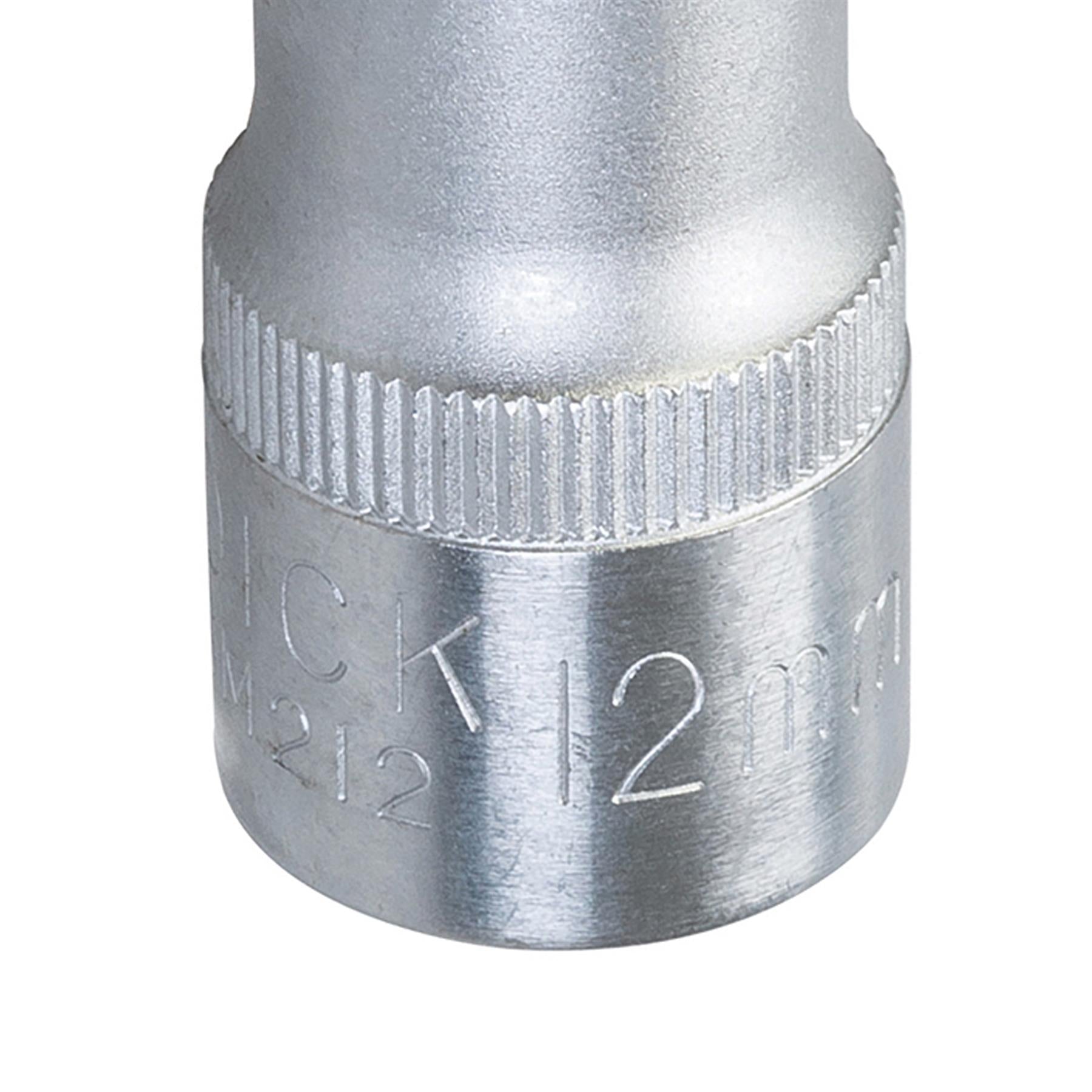 King Dick Socket 1/2" Sd 12pt Metric 12mm