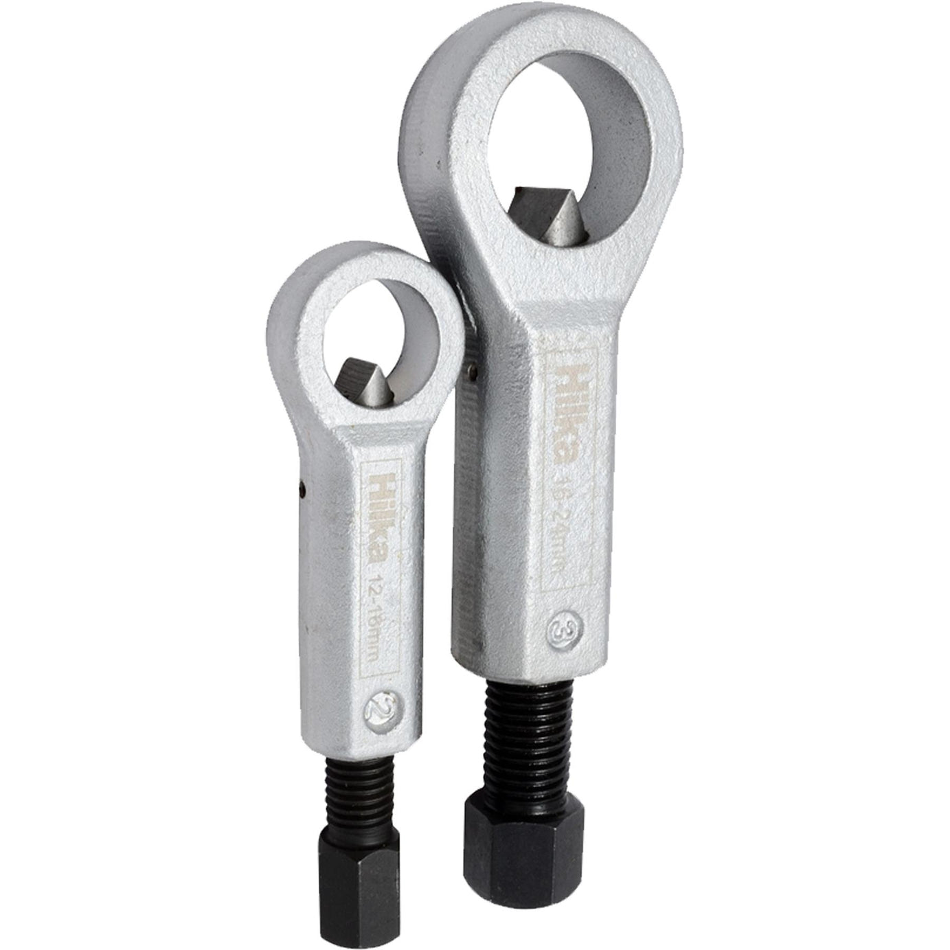 Hilka 2pc Nut Splitter Set Remove Broken Corroded Split Stuck Damaged Nuts 12-24
