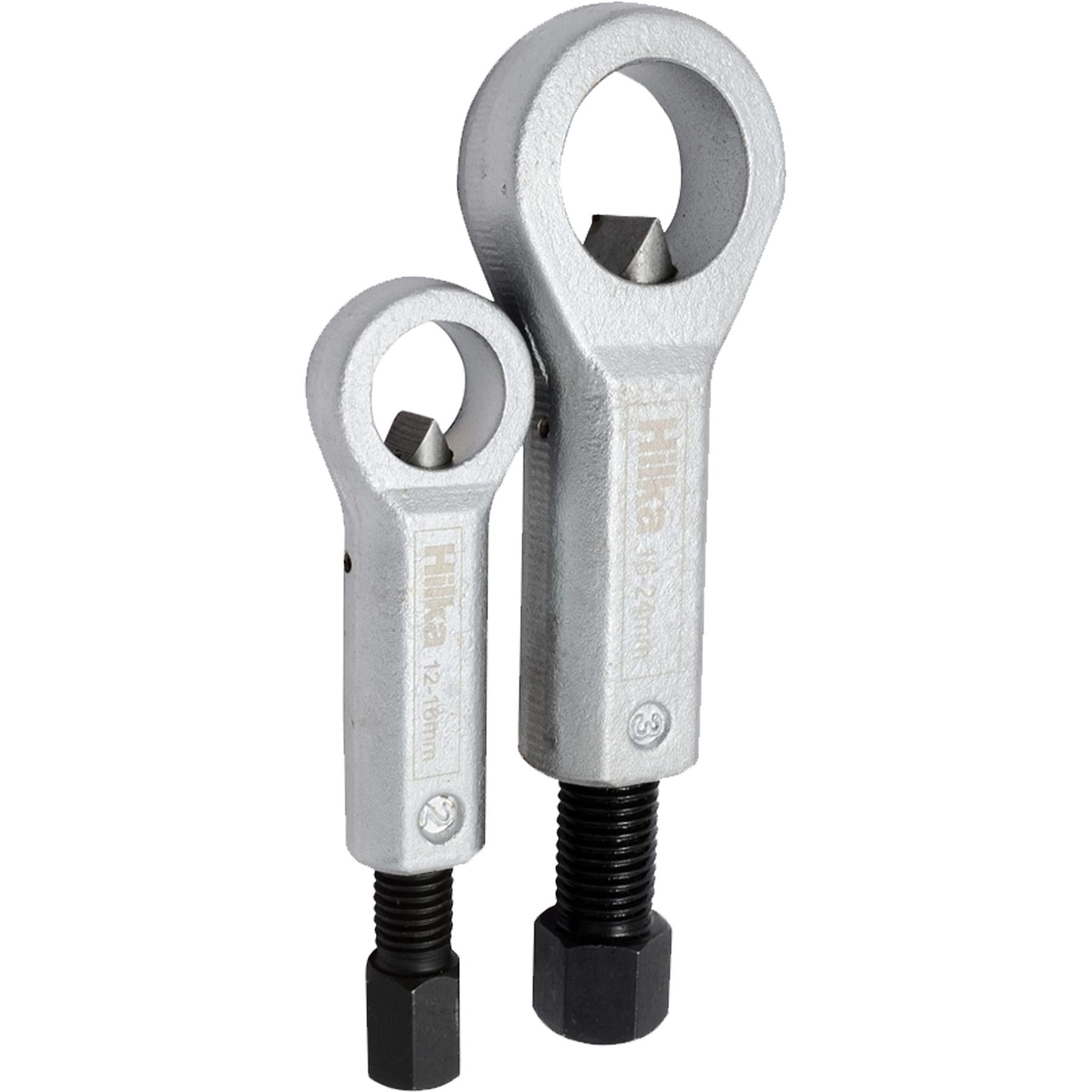 Hilka 2pc Nut Splitter Set Remove Broken Corroded Split Stuck Damaged Nuts 12-24