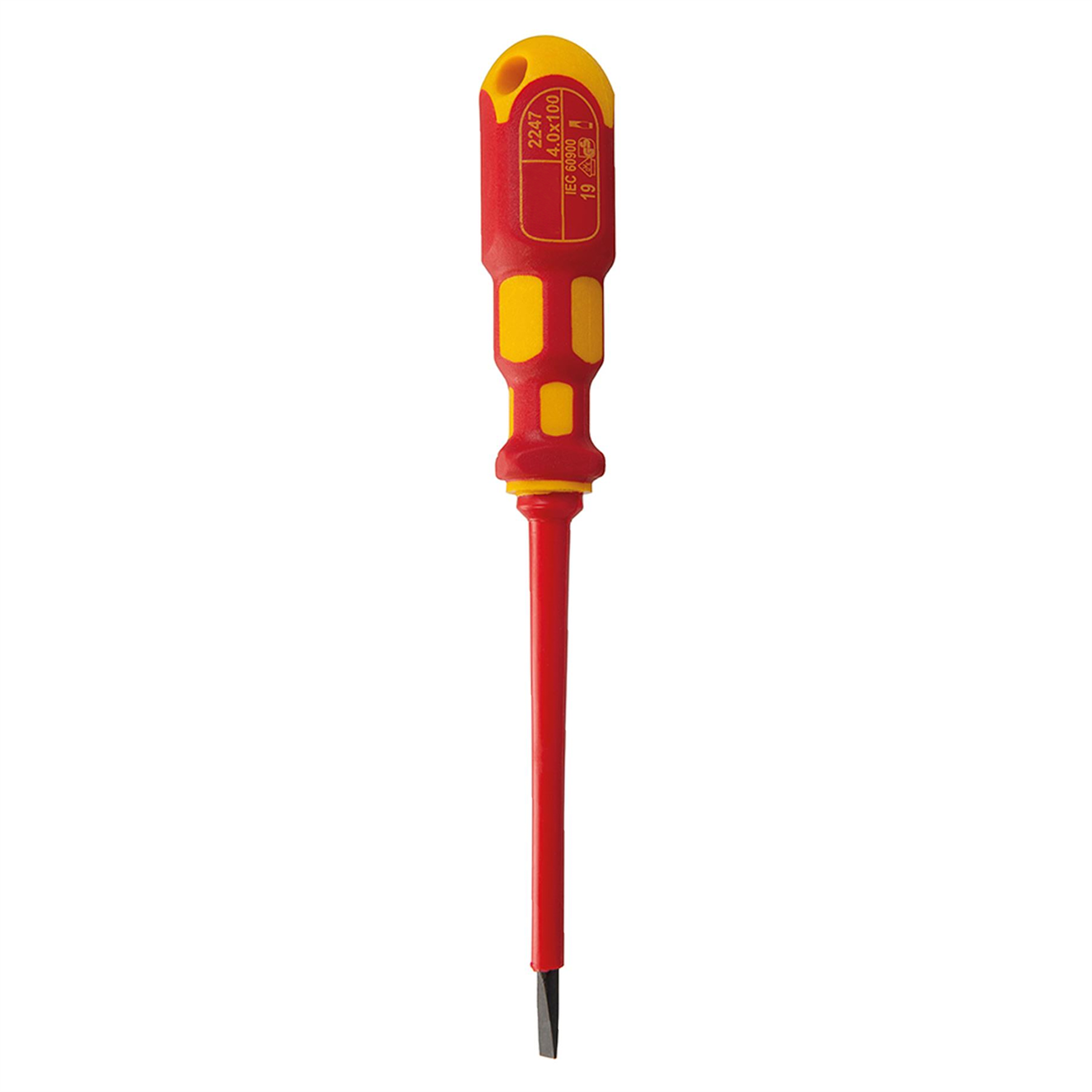 King Dick 4 X 100mm Vde Screwdriver Slotted British Made Comfort Grip