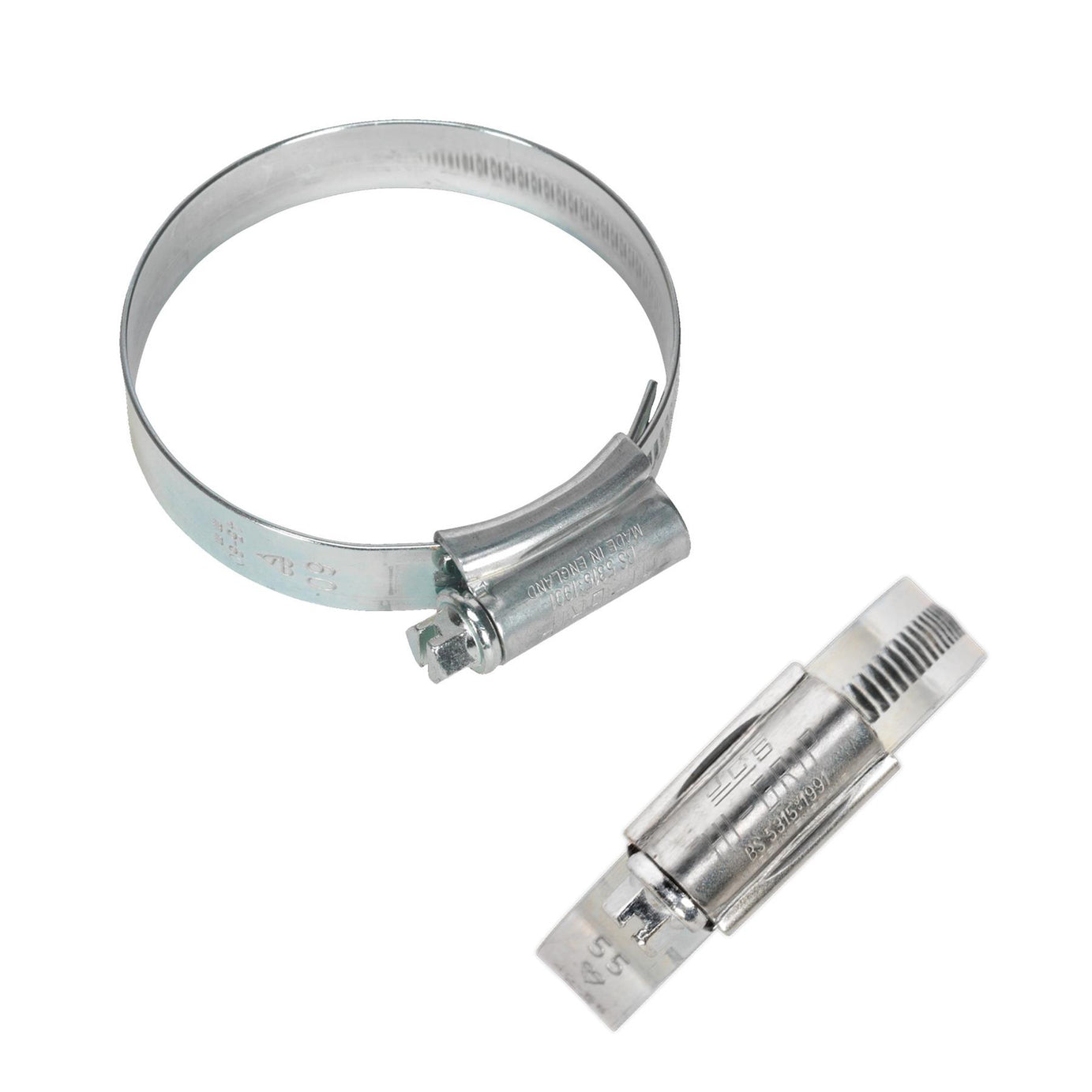 Sealey HI-GRIP Hose Clip Zinc Plated �45-60mm Pack of 20