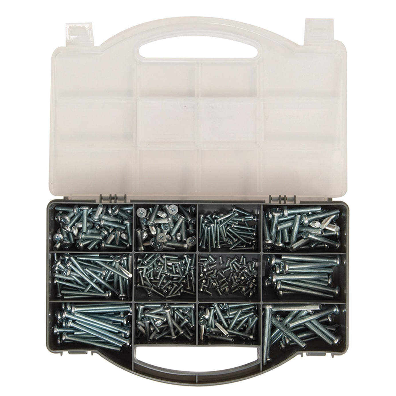 450Pce Machine Screws Pack Diy Tools Self-Tapping Pzd Pan Head Screws Assorted