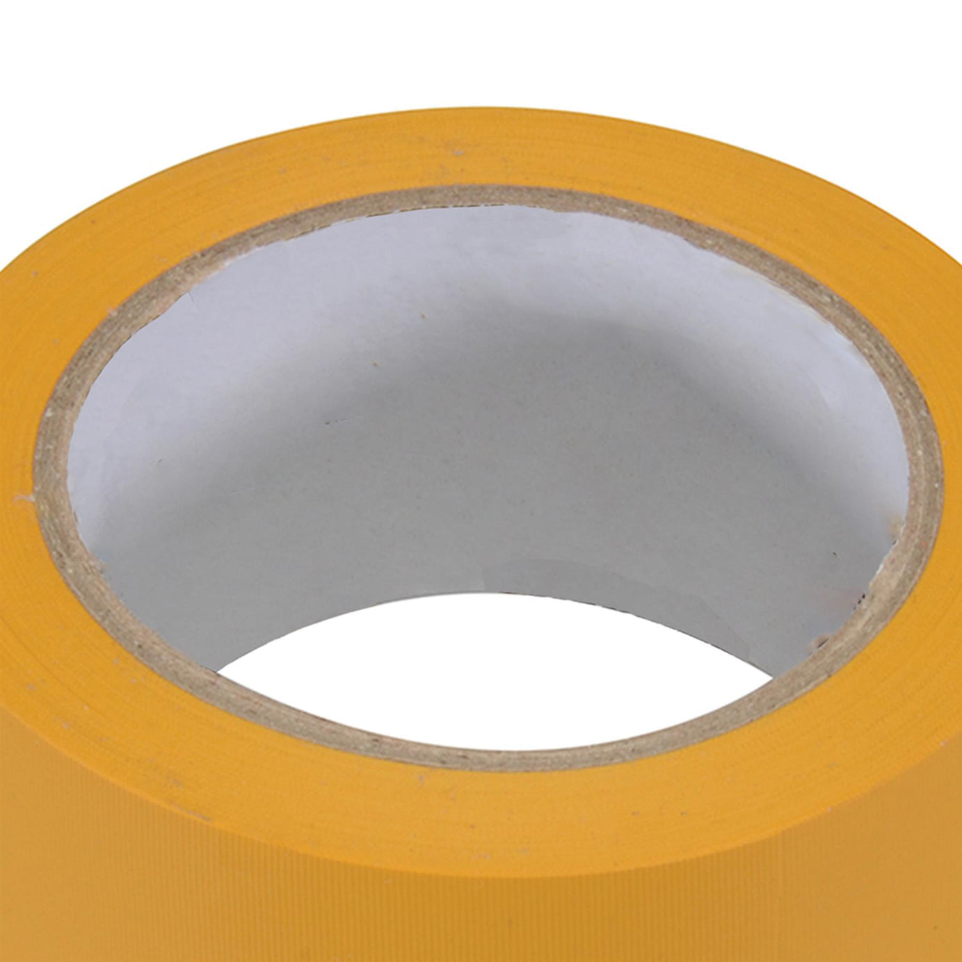 Builders Tape - 50mm X 33M Yellow Rubber Adhesive On A Soft Pvc Carrier