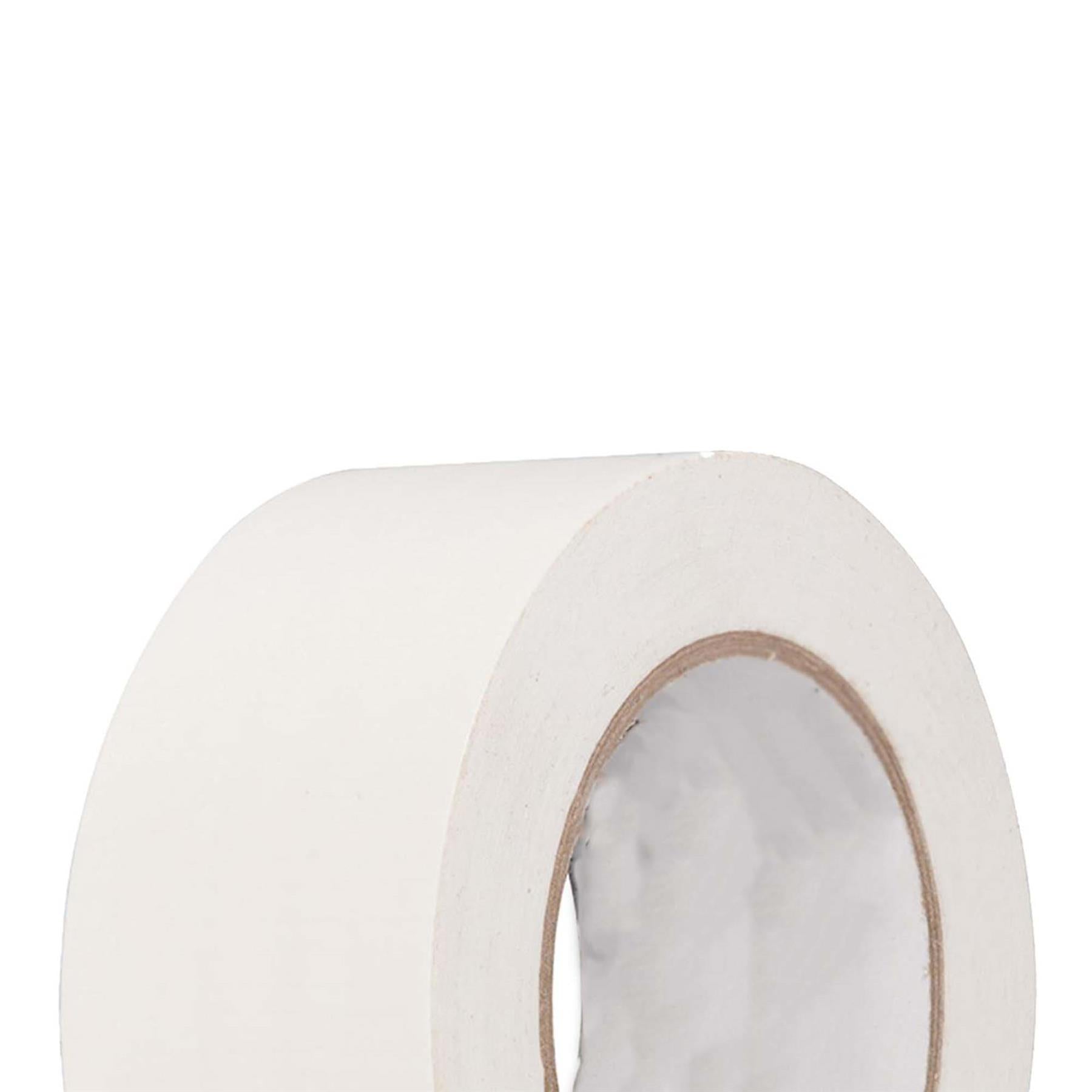Duct Tape 50mm X 50M White Polyethylene-Coated With Hot Melt Glue Adhesive
