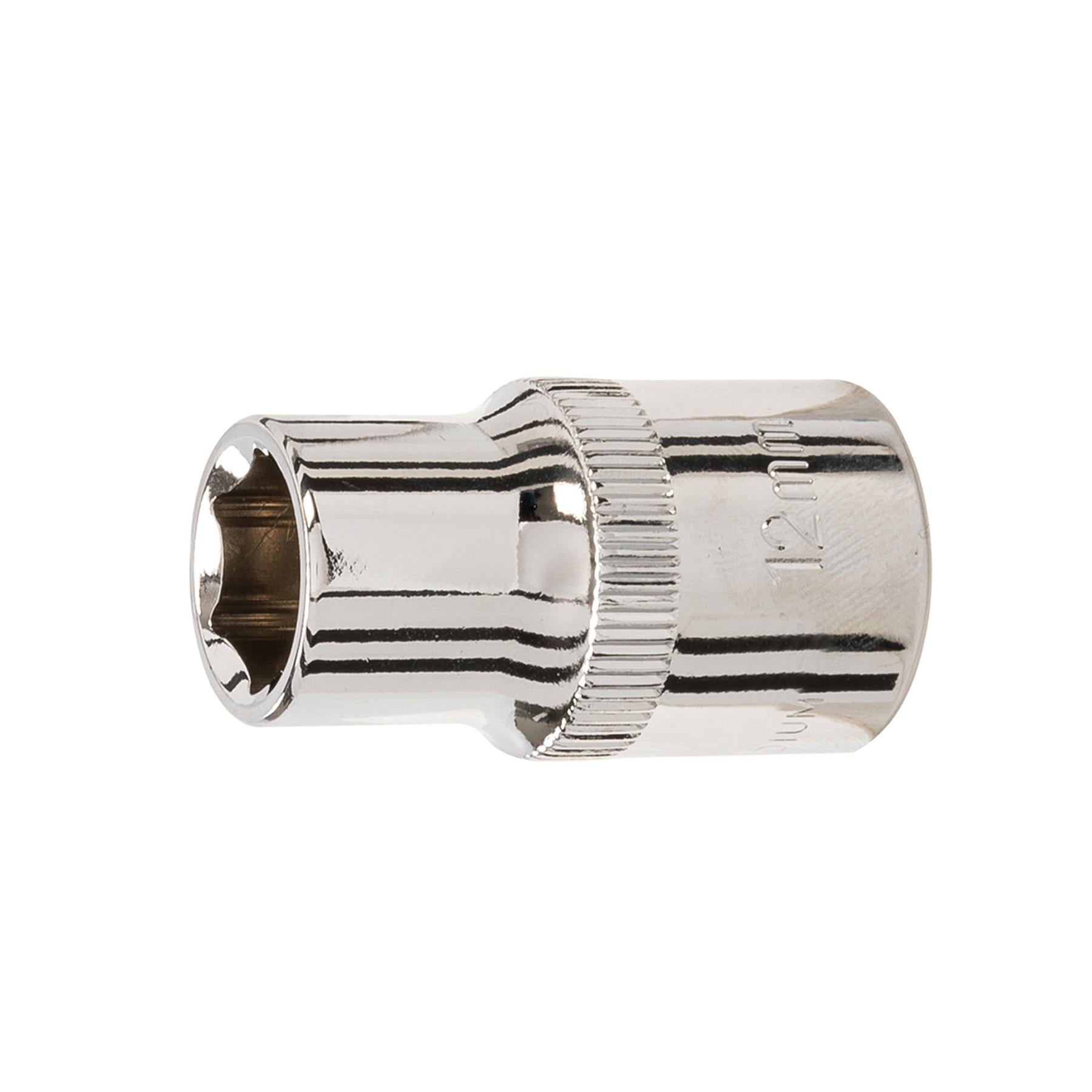 Socket 1/2" Drive Metric Hex Square 12mm Individual Hex Polished Crv Quality
