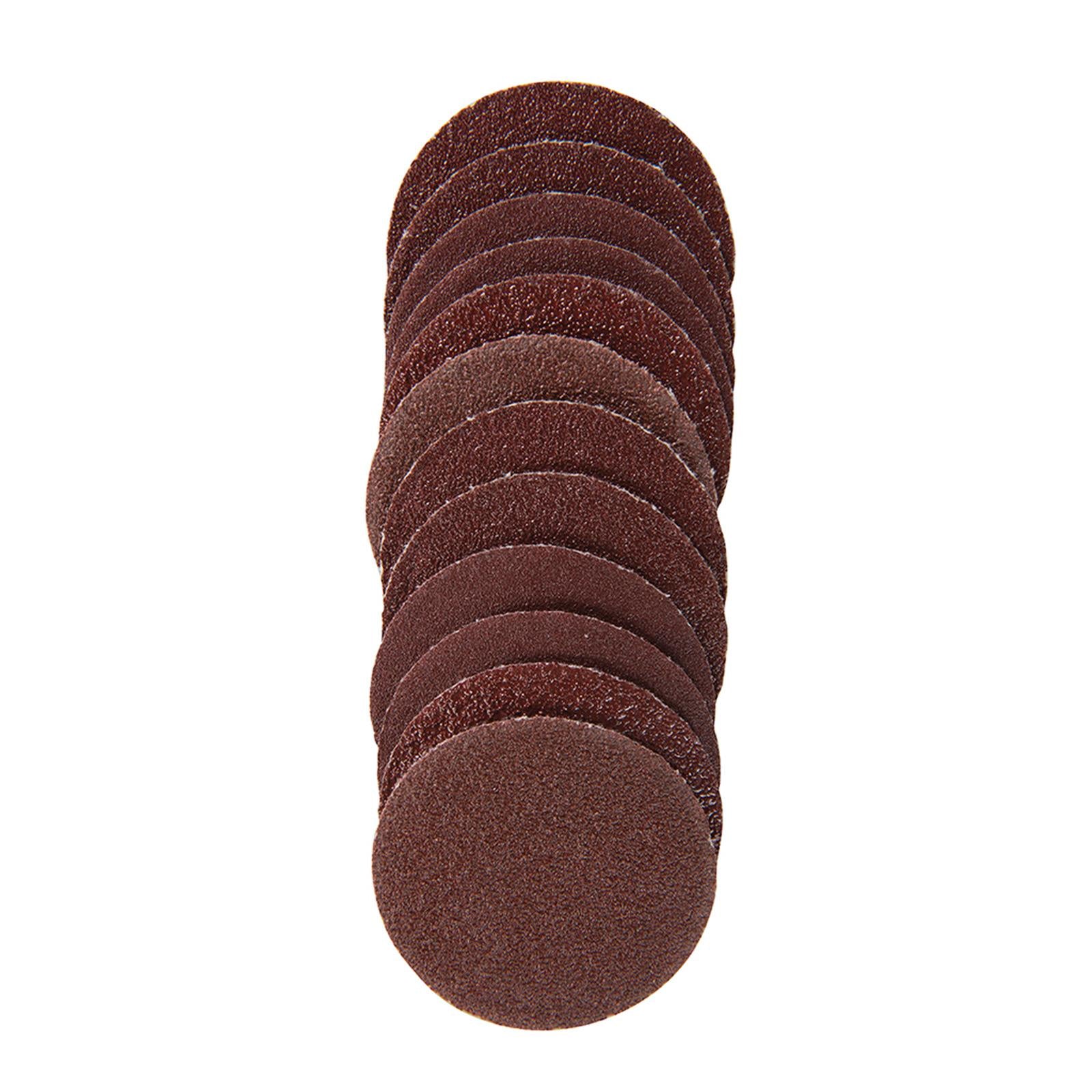 Self-Adhesive Sanding Discs 50mm 60Pk 20 x 60, 20 x 80, 20x120G Aluminium Oxide