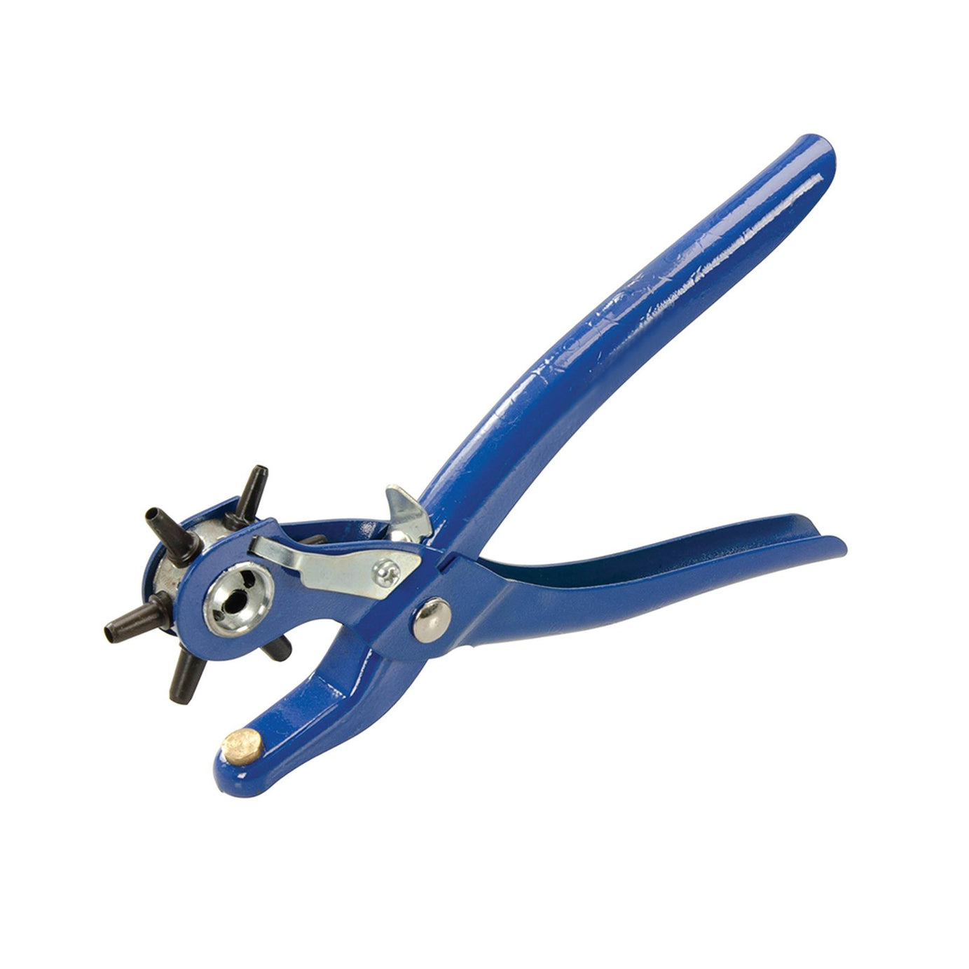 Punch Pliers - 2-5mm Carbon Steel DIY Spring Loaded Handle Pressed-Steel Frame