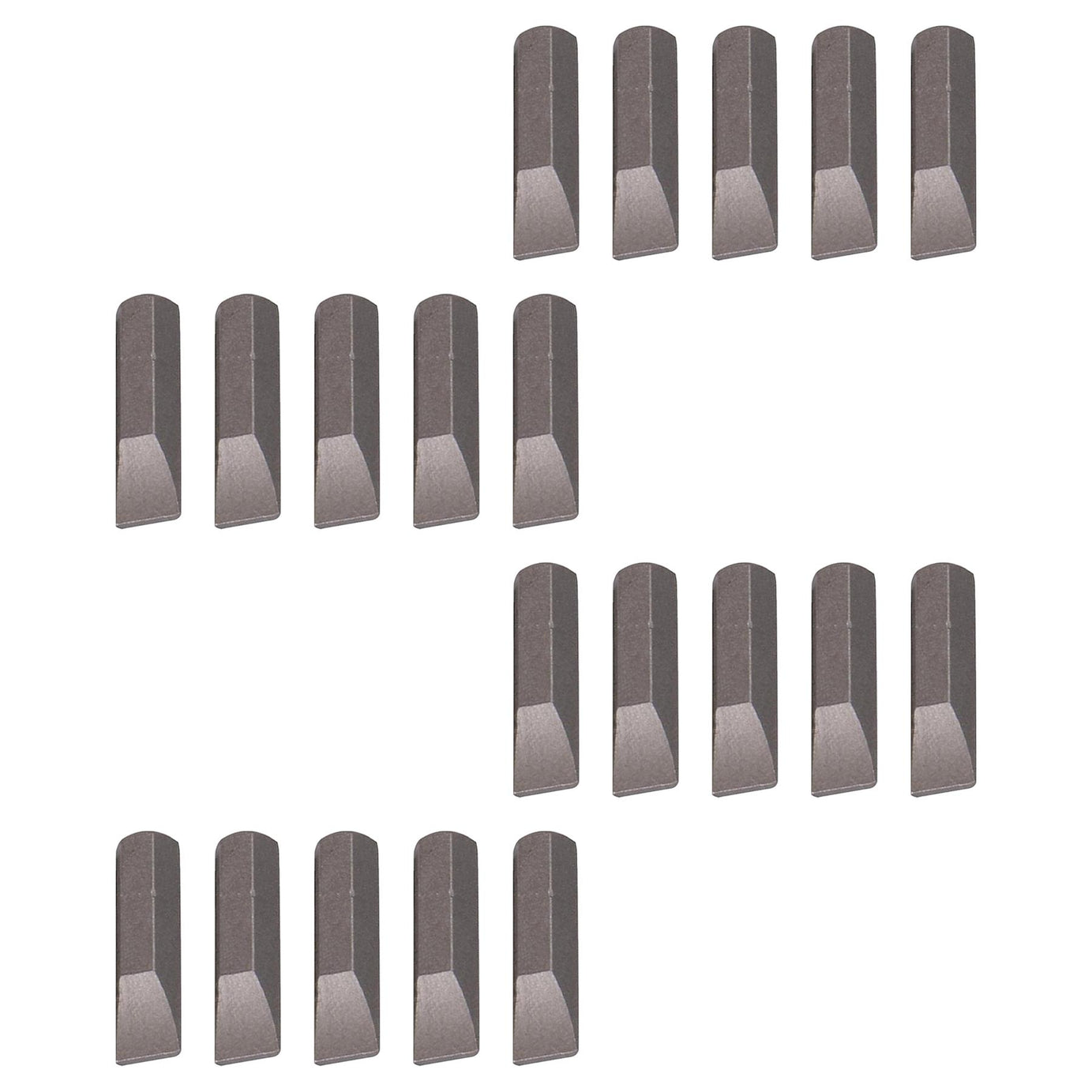 Slotted Screwdriver Bits 7mm CRV Chrome Vanadium Steel 1/4" Hex Drive 20Pcs