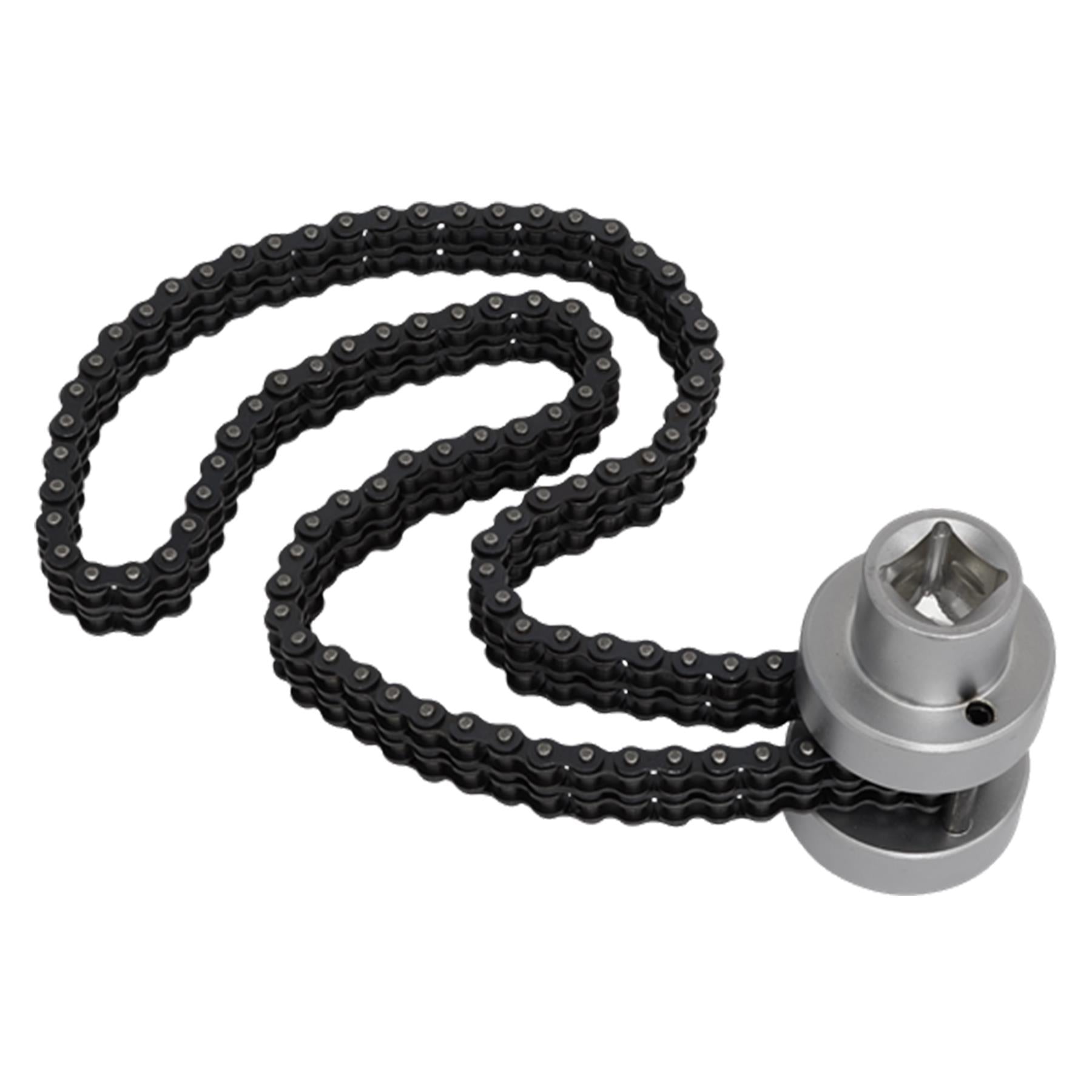 Sealey Oil Filter Chain Wrench 60-115mm 1/2"Sq Drive