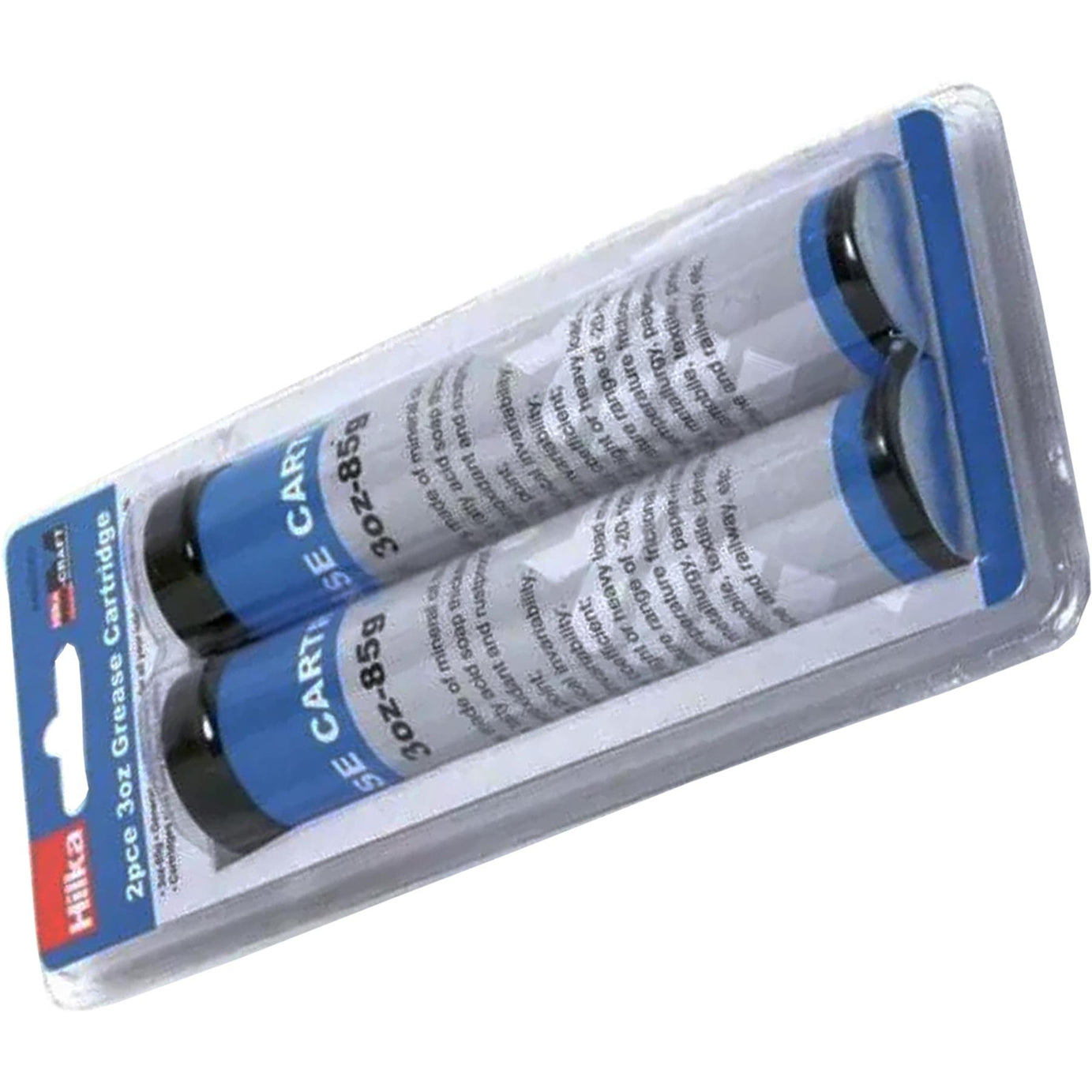 2 x LARGE GREASE GUN CARTRIDGES - 3oz - REFILL HILKA GREASE CARTRIDGE SET - NEW