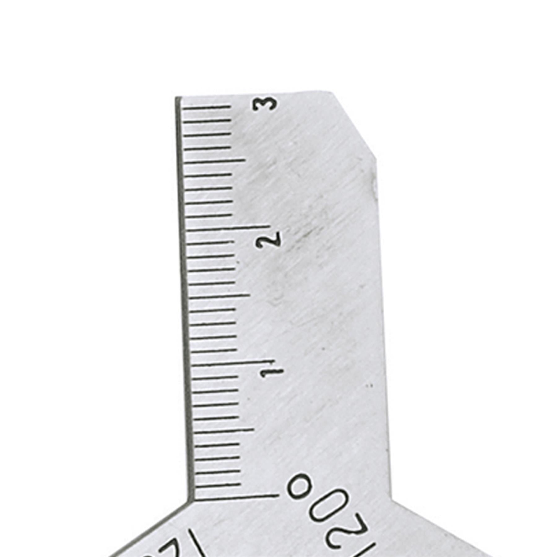 Universal Grinding Gauge 55°, 60°, 90° and 120° Etched, Metric Graduations