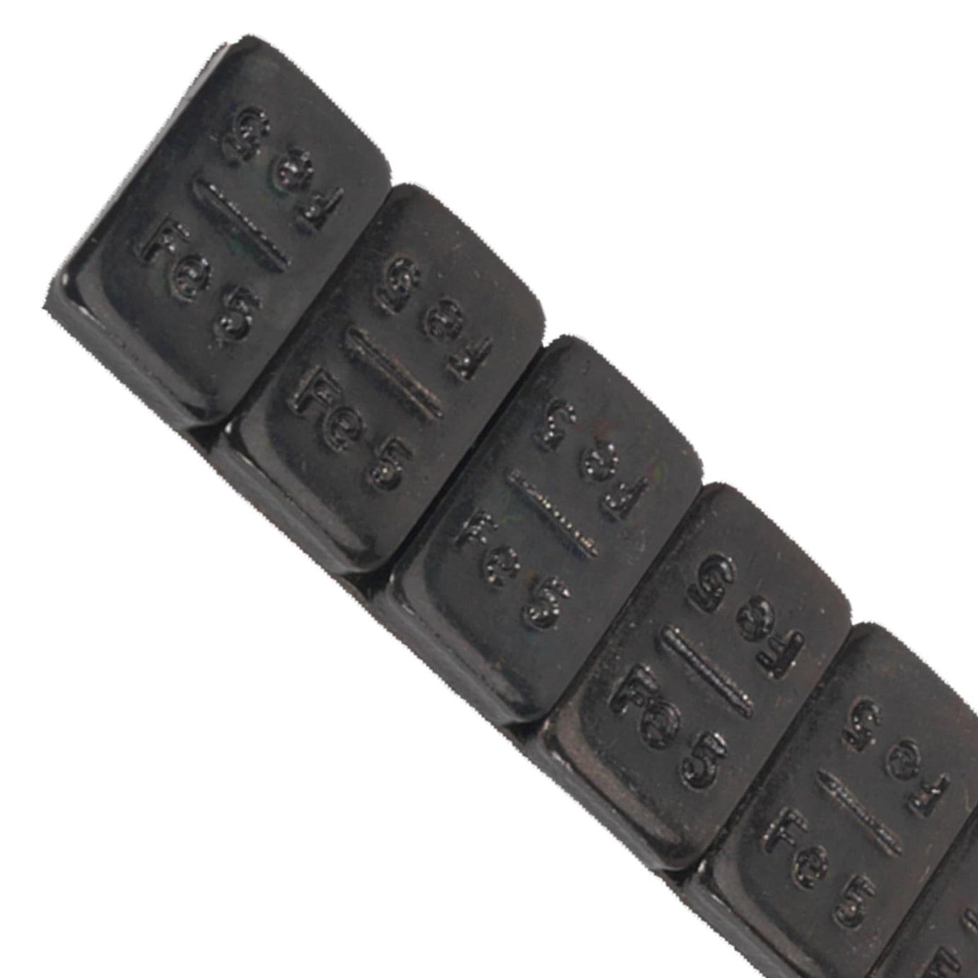 Wheel Weight 5g Adhesive Zinc Plated Steel Black Pk of 50x12 Sealey