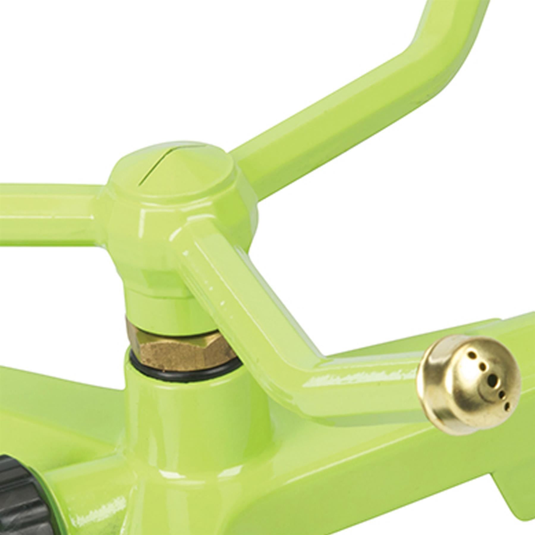 3-Arm Sprinkler Heavy Duty 100mm Die-Cast Aluminium Base With 2 Wheels