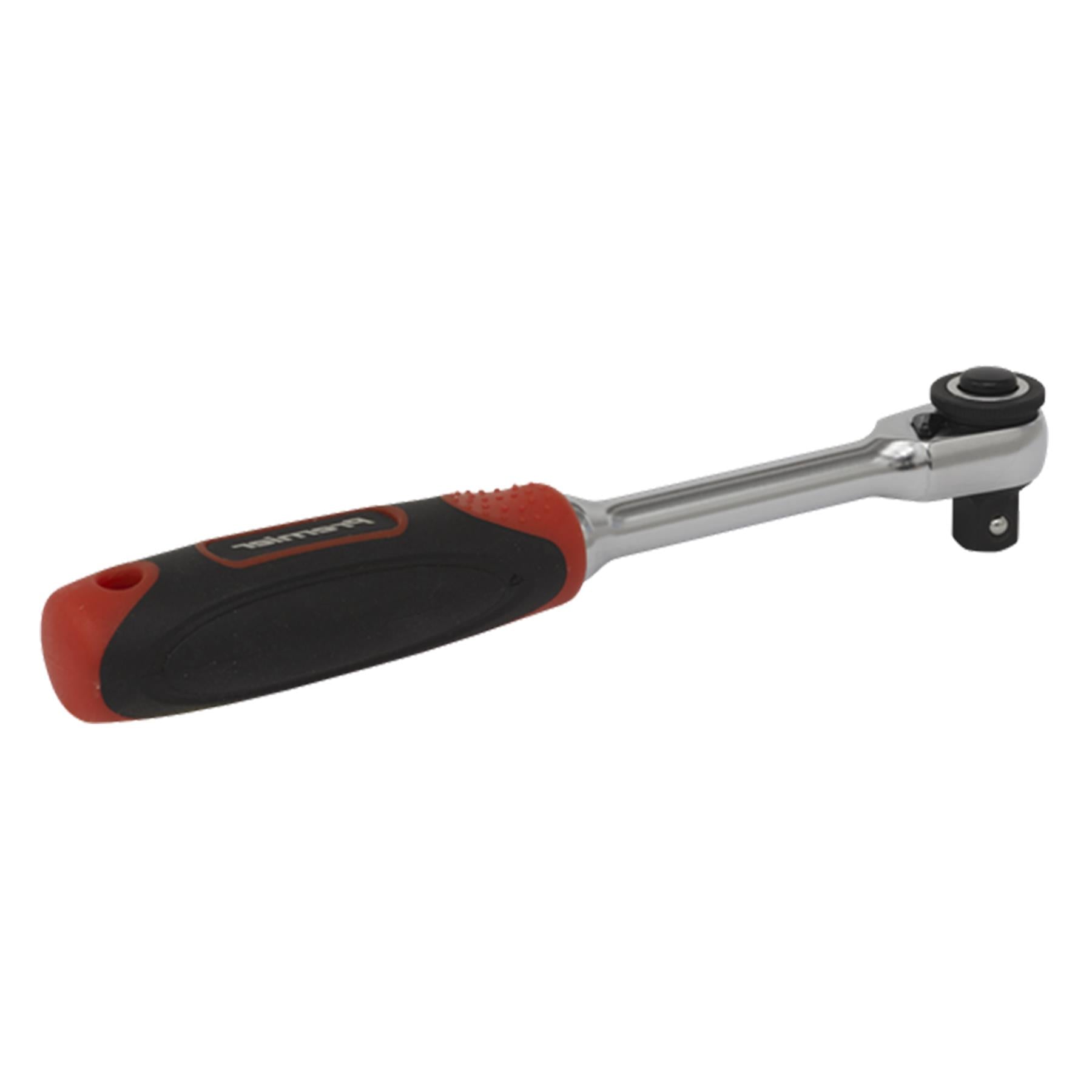 Sealey Compact Head Ratchet Wrench 1/4"Sq Drive - Platinum Series