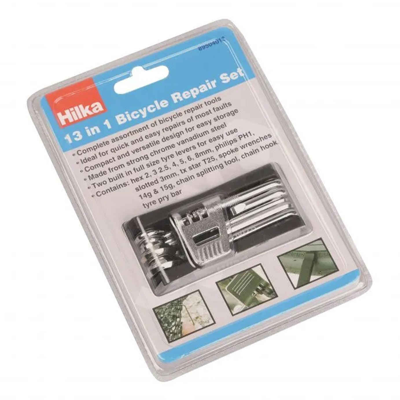 Versatile 13-in-1 Bicycle Repair Set