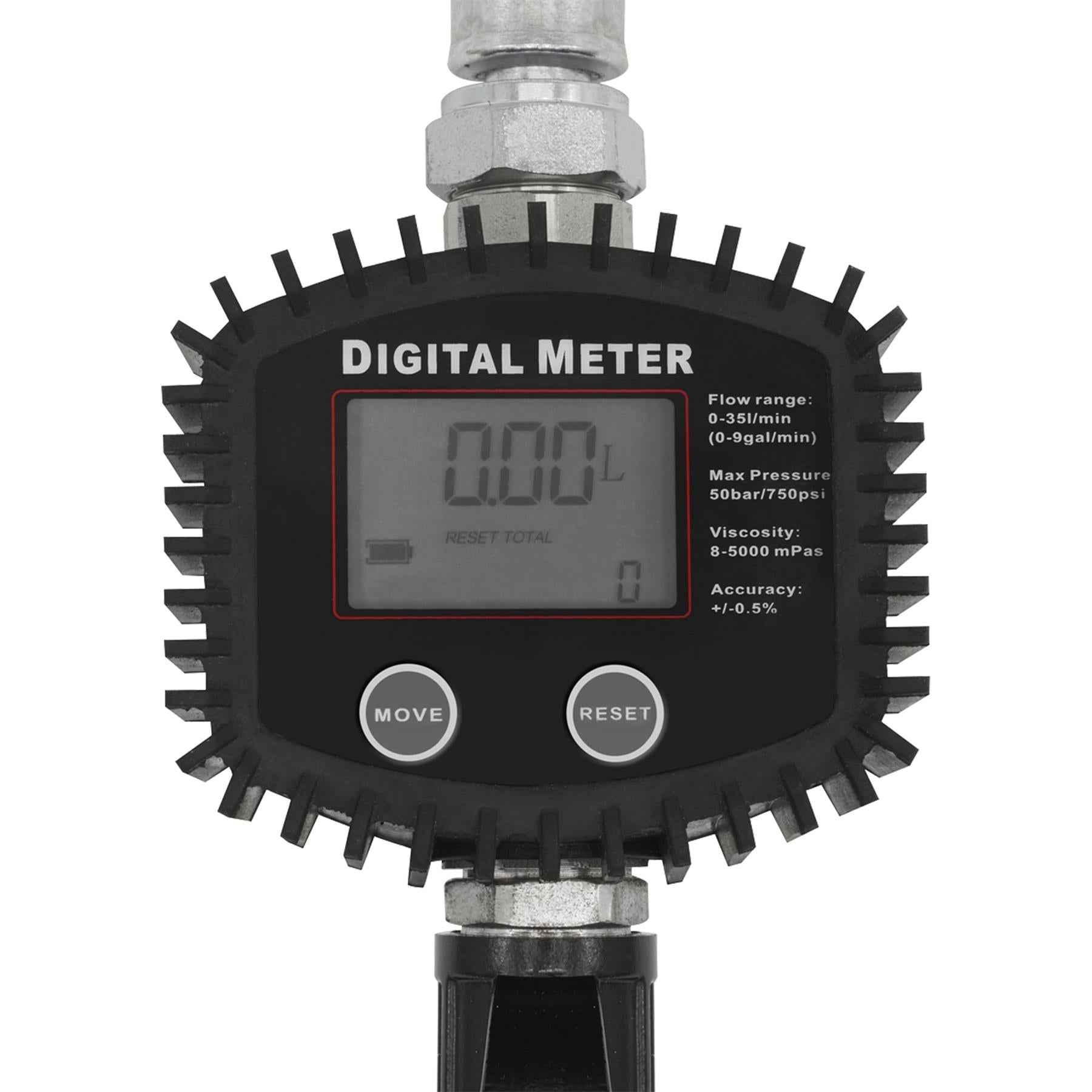 Sealey Oil Hose End Gun with Digital Meter LCD Display AK4565D