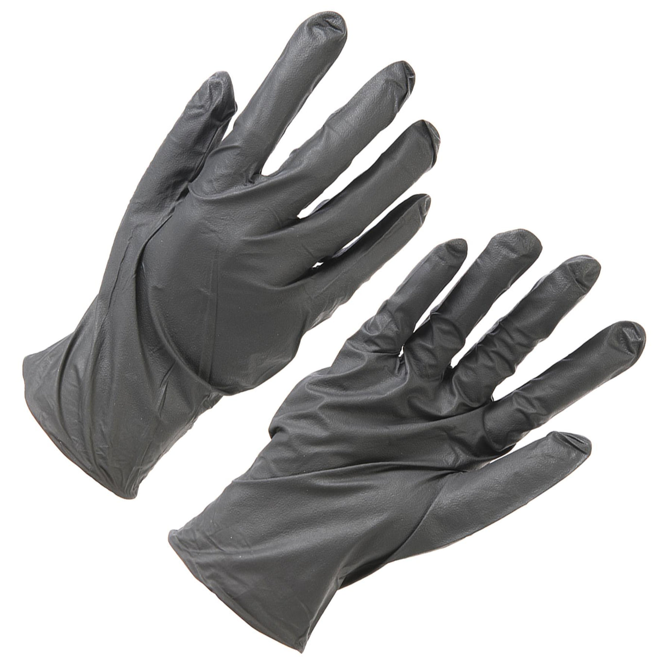 Disposable Nitrile Gloves Powder-Free 100Pk Non Sterile Latex Free Black L 10