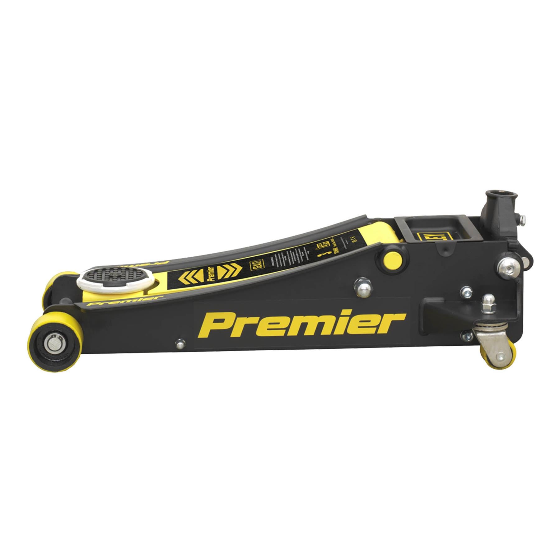Sealey Trolley Jack 3tonne Rocket Lift Yellow Garage Workshop DIY