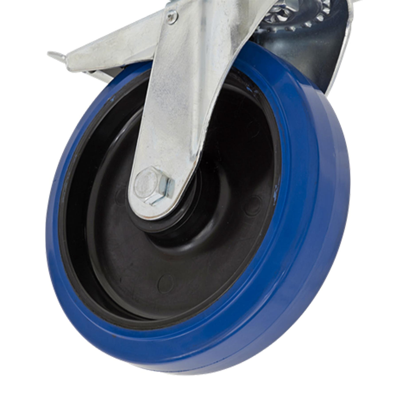 Sealey Heavy-Duty Rub Castor Wheel Swivel with Total Lock 200mm