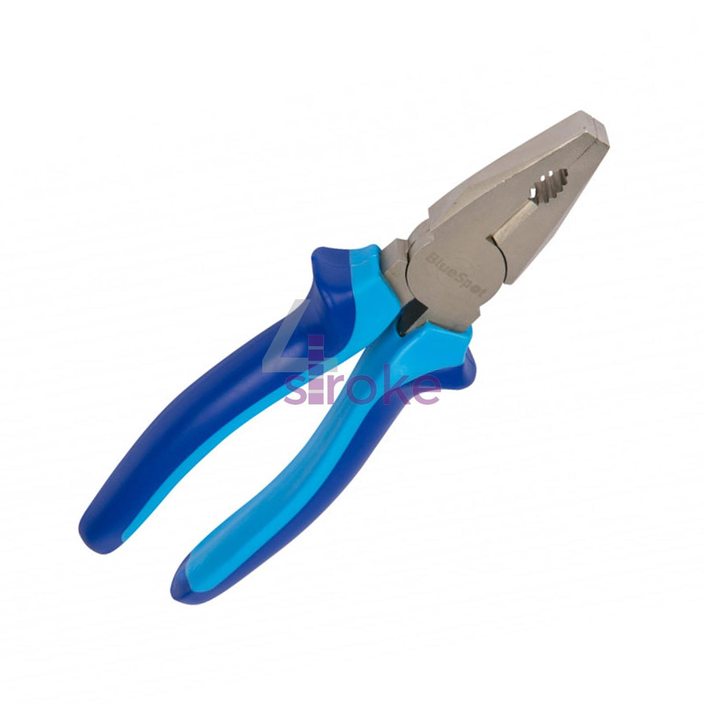 BlueSpot 200mm (8") Combination Plier Drop Forged Steel Soft Grip Vinyl Handles New Condition