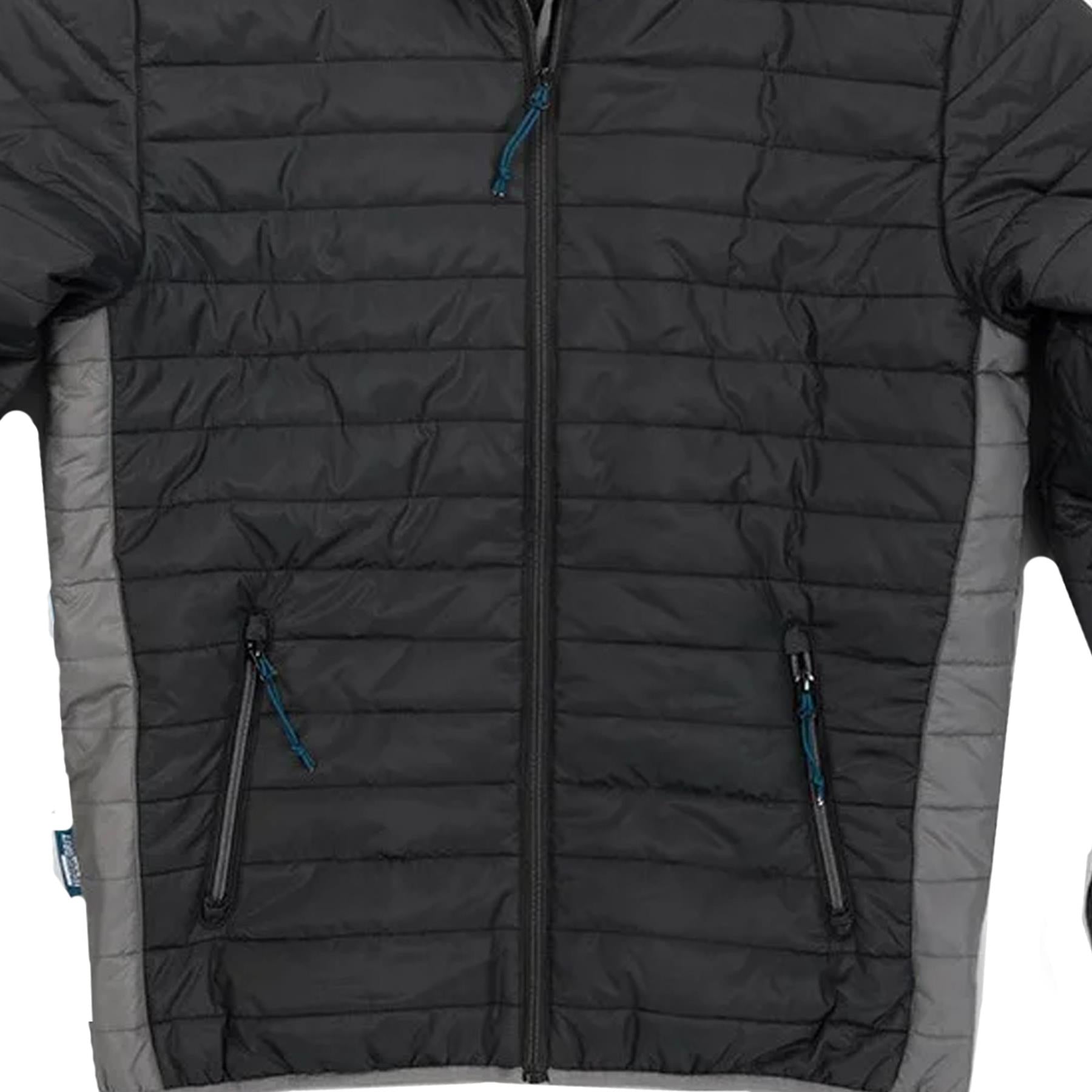 Tough Grit 2-Tone Trade Tech Windproof Jacket Coat Black/Charcoal XXL