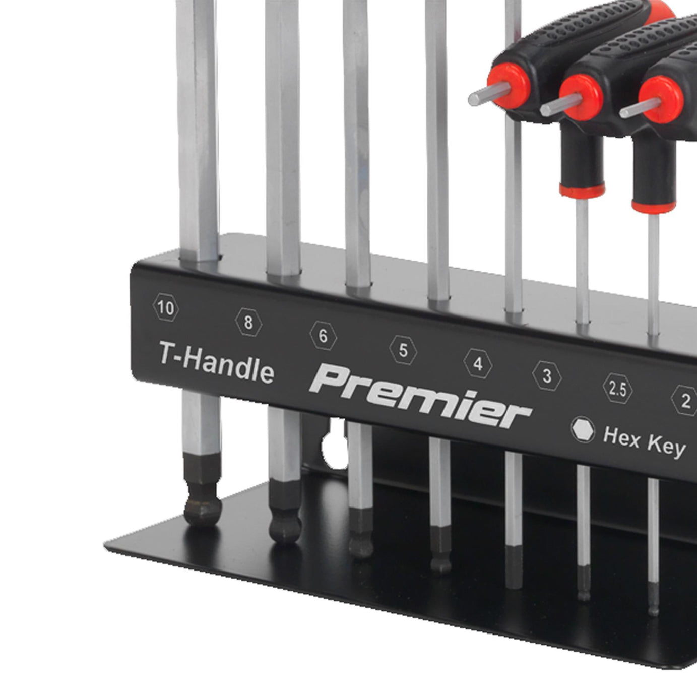 Sealey Ball-End Hex Key Set 8pc T-Handle Metric