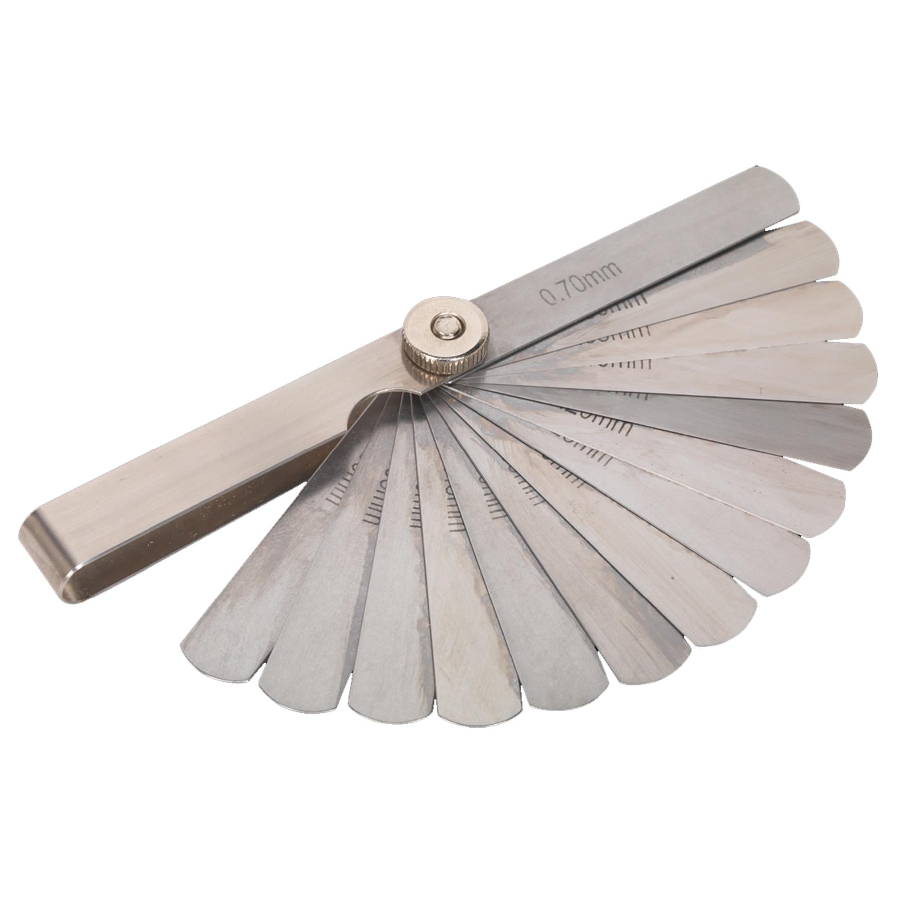 Sealey Feeler Gauge 15 Blade - Metric Blade dimensions Lifetime guarantee