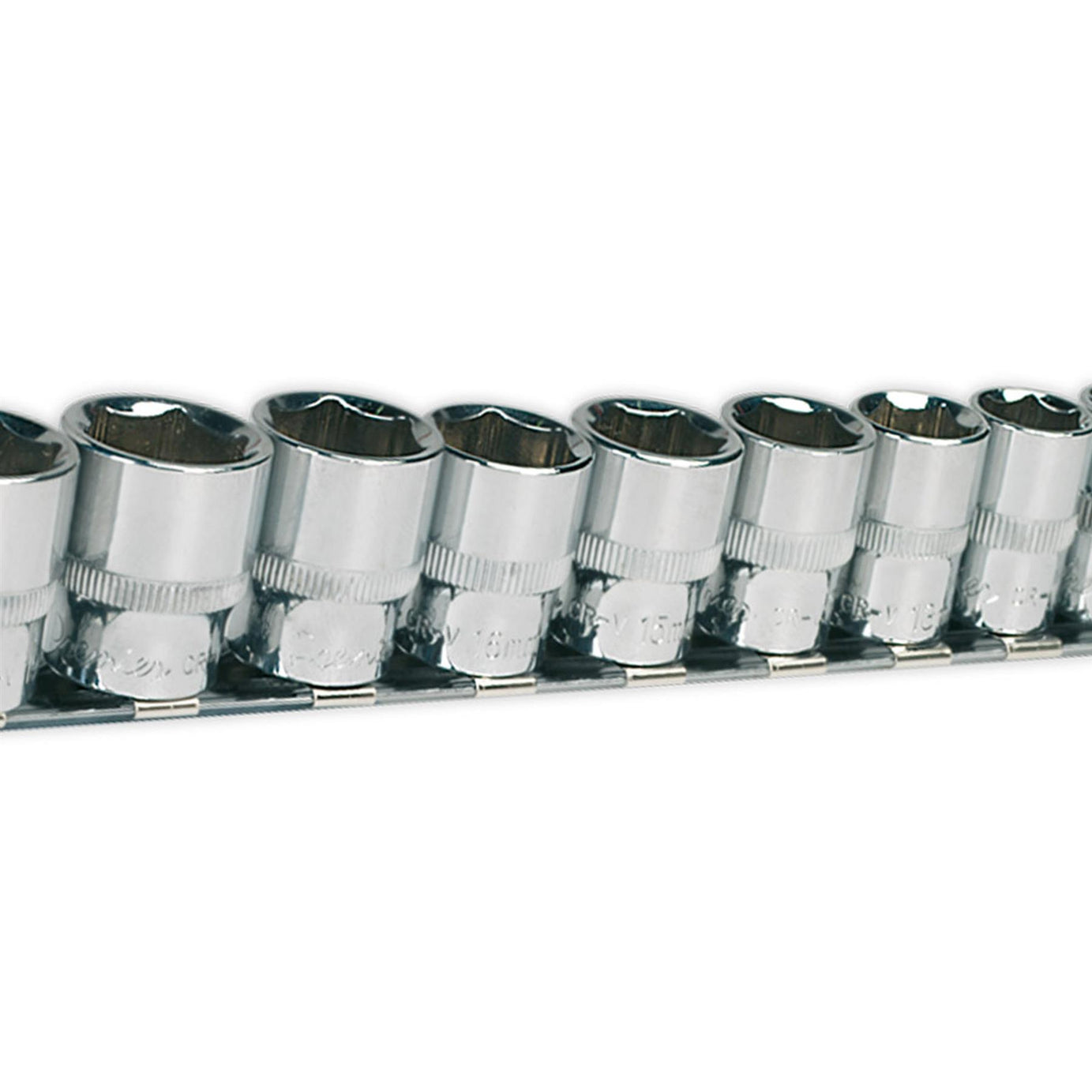 Sealey WallDrive Socket Set 12 Piece 3/8" Square Drive